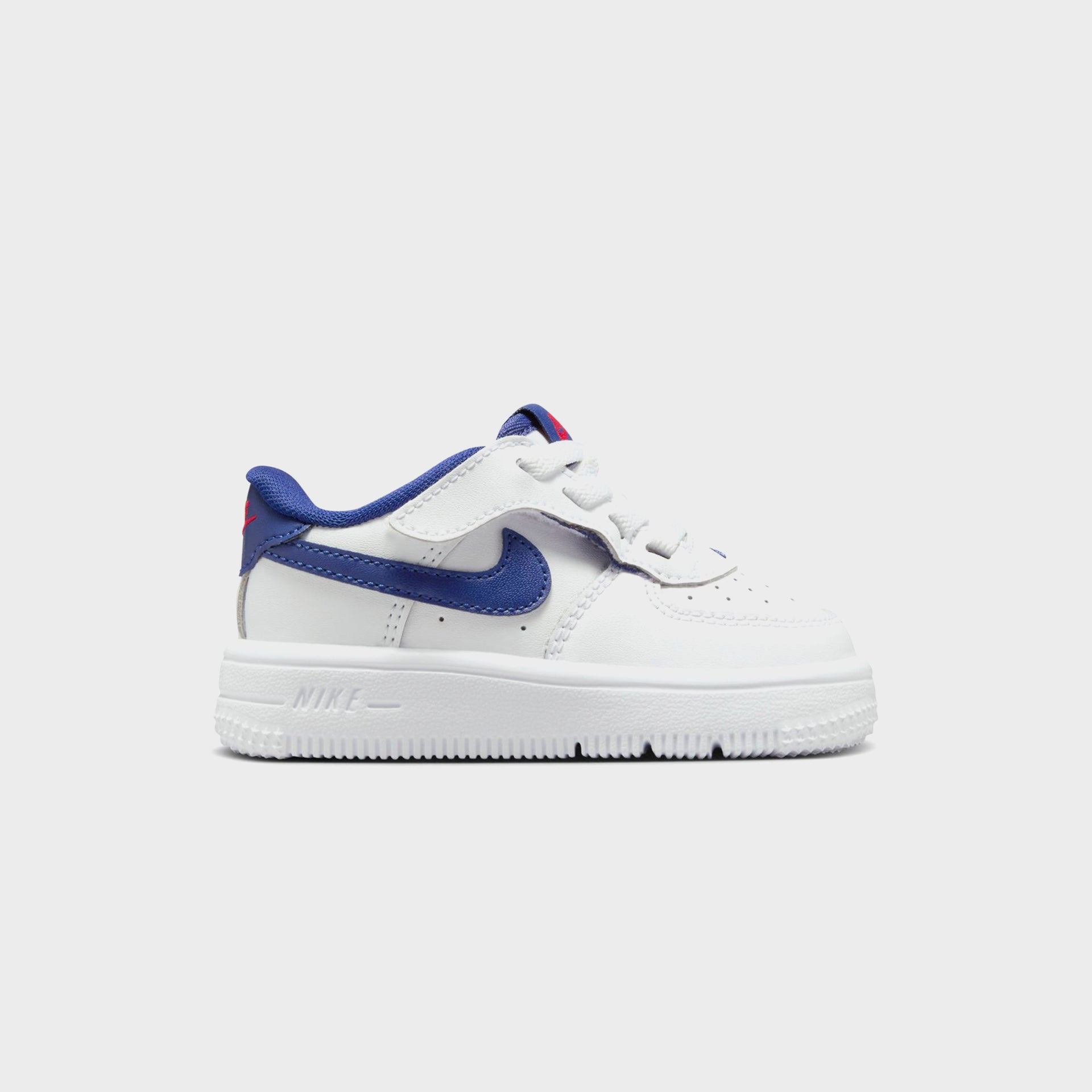 Nike TD Force 1 Low Easyon - White / Deep Royal Blue / University Red