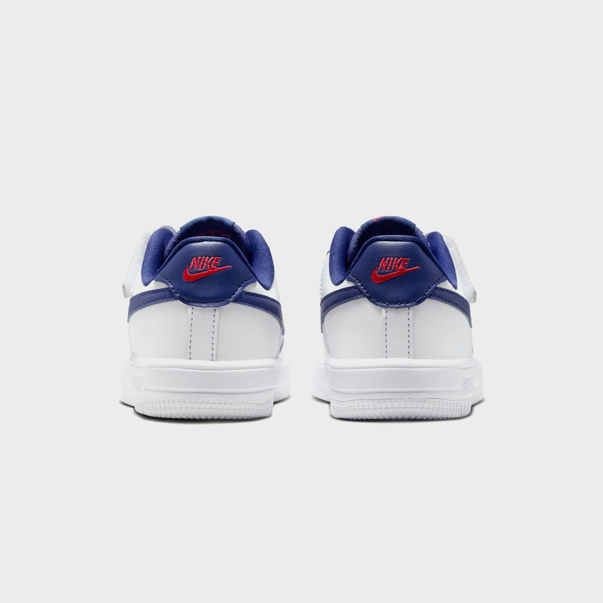 Nike PS Force 1 Low Easyon Bp - White / University Red / Deep Royal Blue