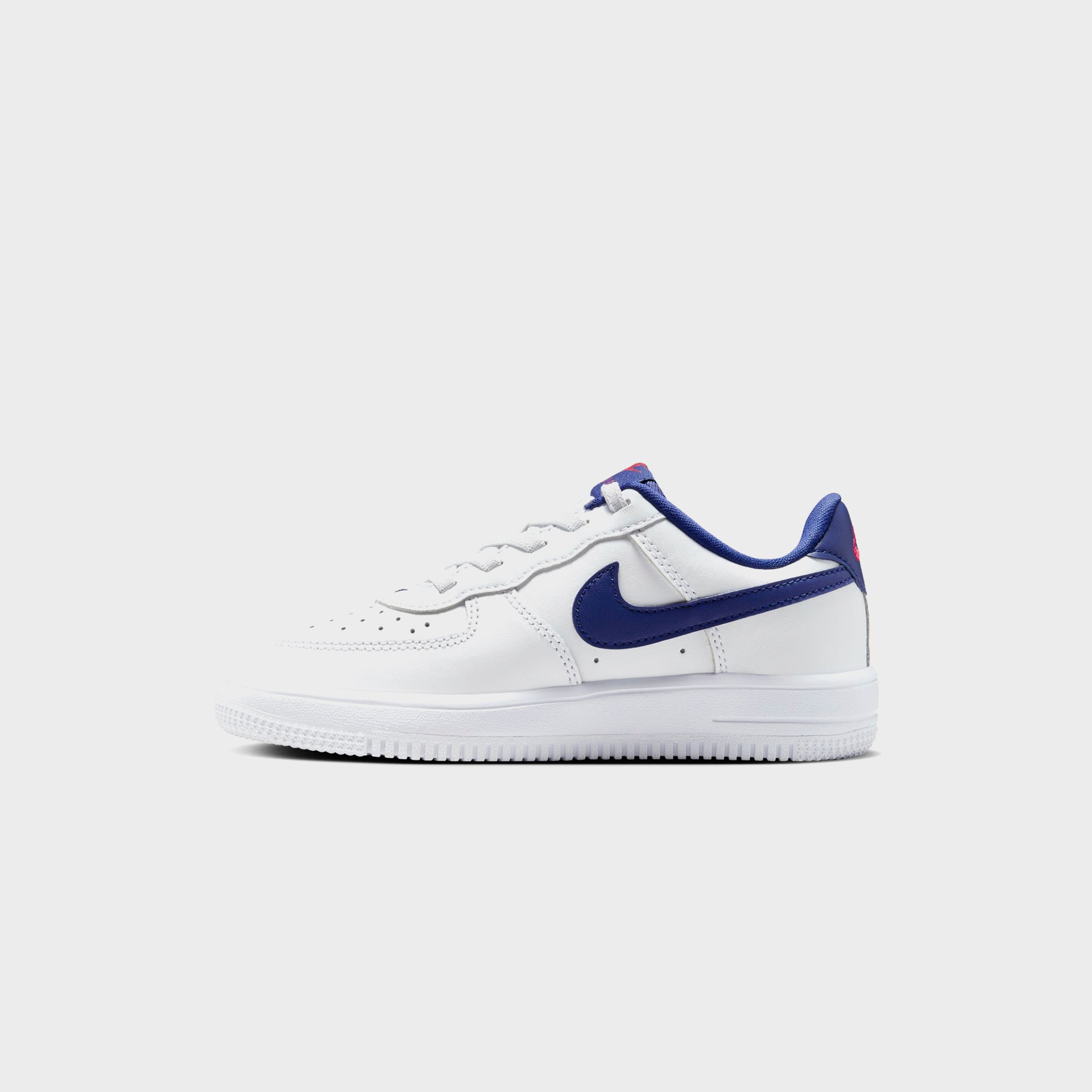 Nike PS Force 1 Low Easyon Bp - White / University Red / Deep Royal Blue