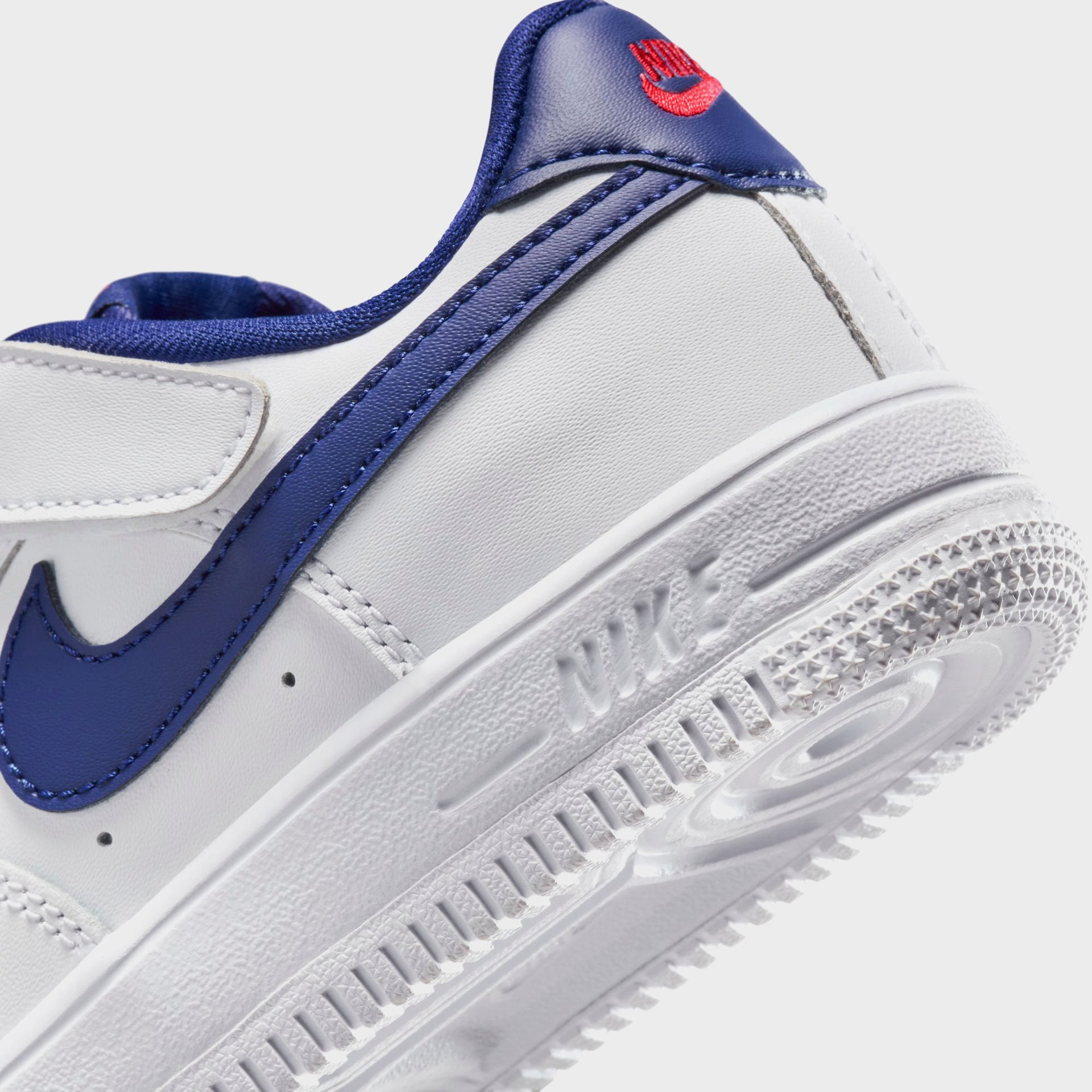 Nike PS Force 1 Low Easyon Bp - White / University Red / Deep Royal Blue