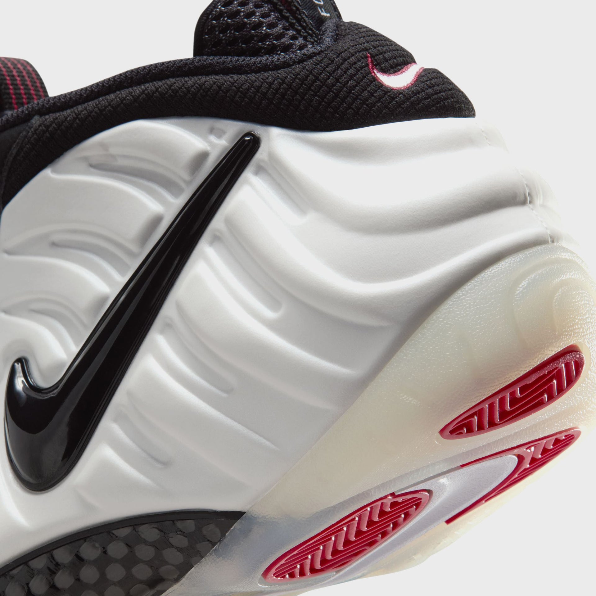 Nike Air Foamposite Pro - Pearl White / White / Black / True Red