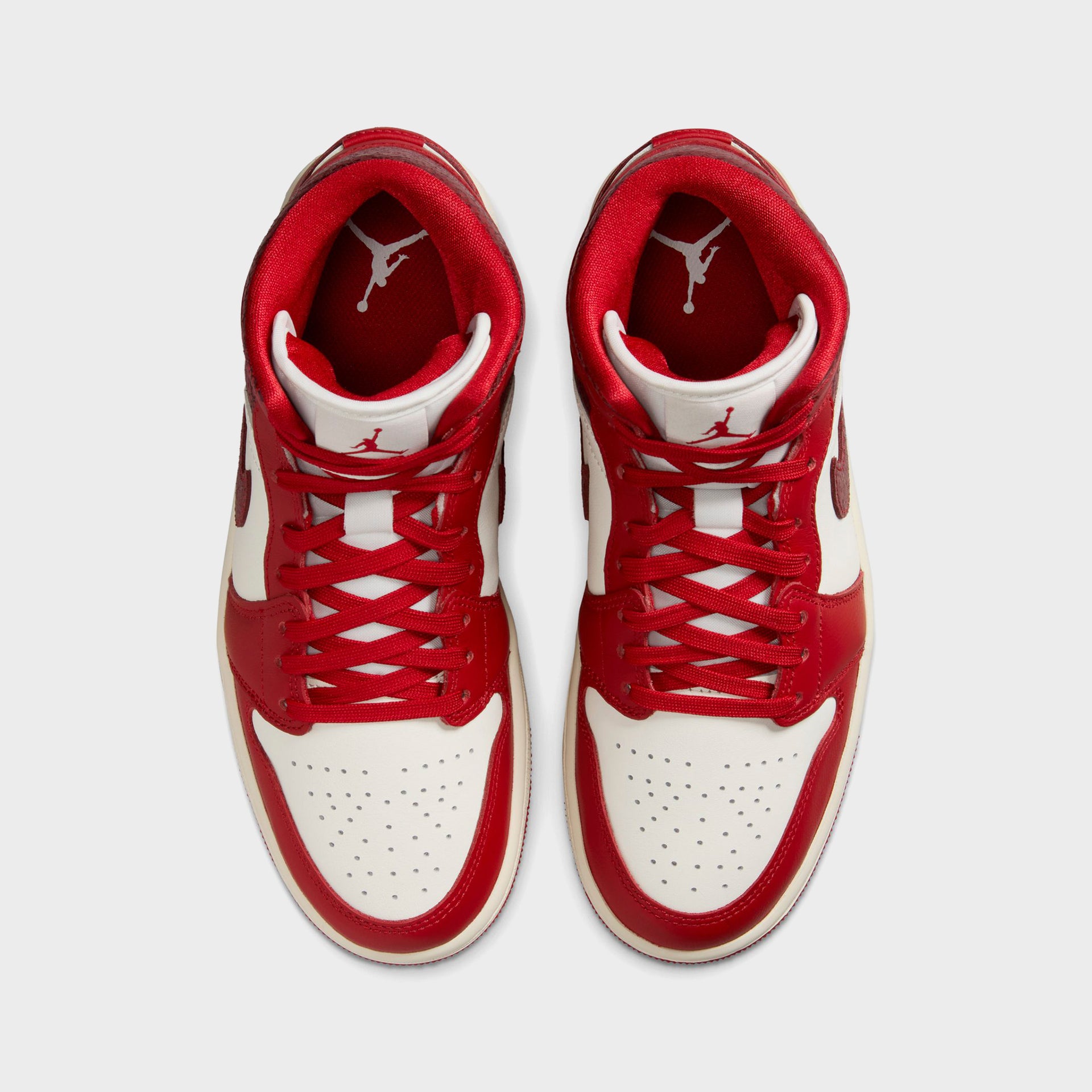 Nike Air Jordan 1 Mid - Sail / Team Red / Varsity Red