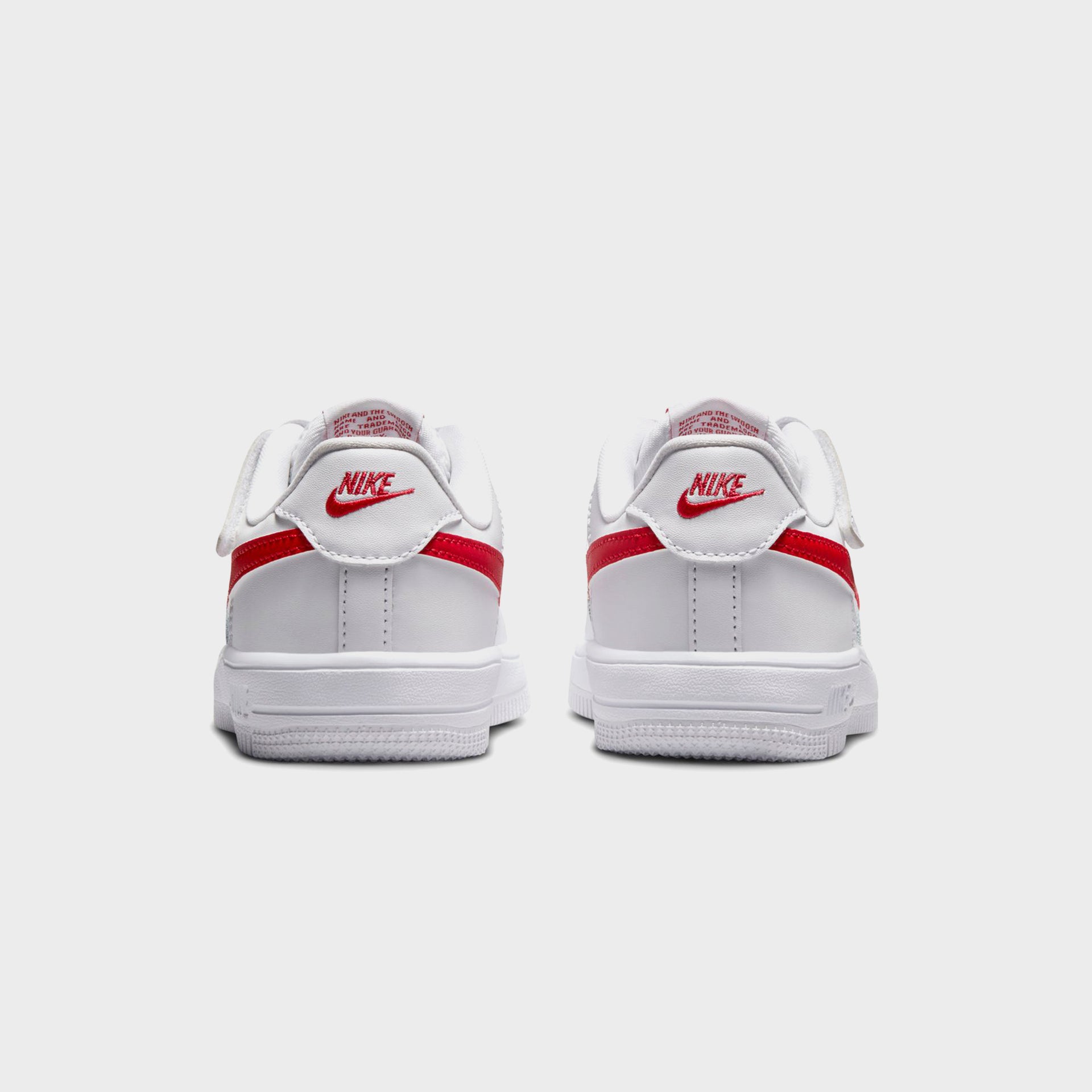 Nike PS Force 1 Low Easyon Stretch Lace Casual - White / University Red