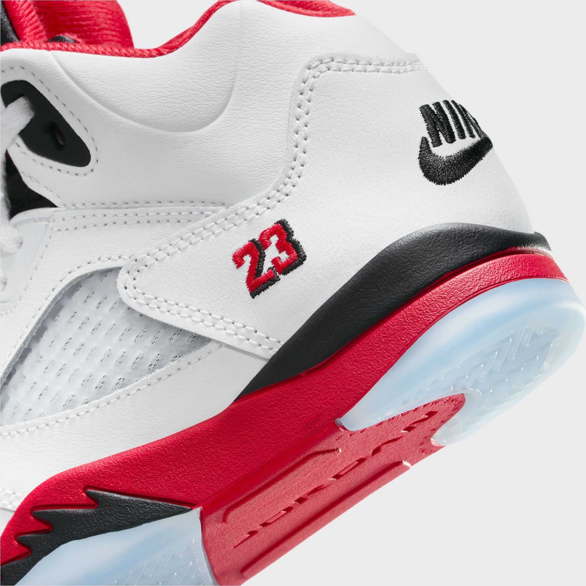 Nike PS Air Jordan 5 Retro OG - White / Fire Red / Black