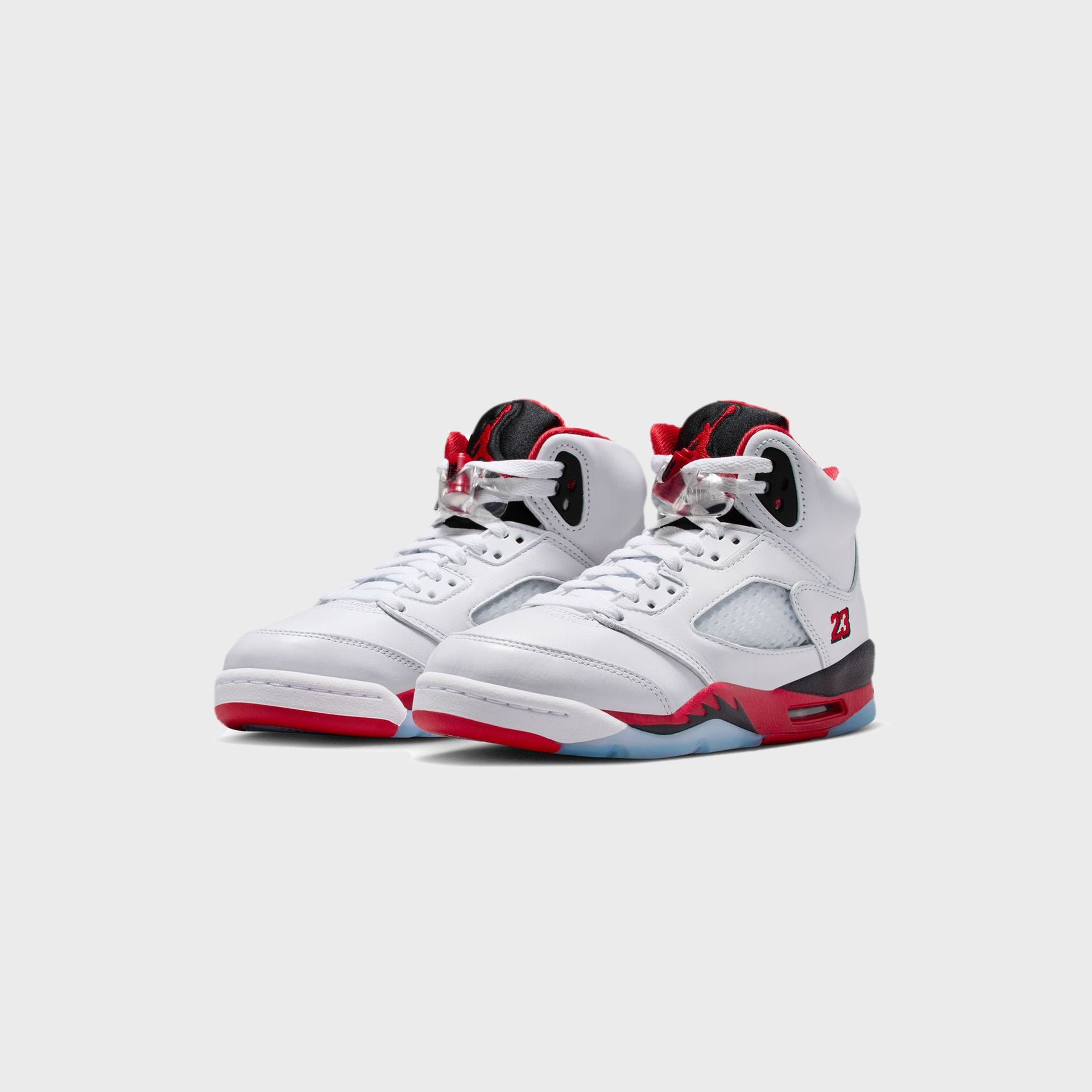 Jordan GS Air Jordan 5 Retro OG - White / Fire Red / Black