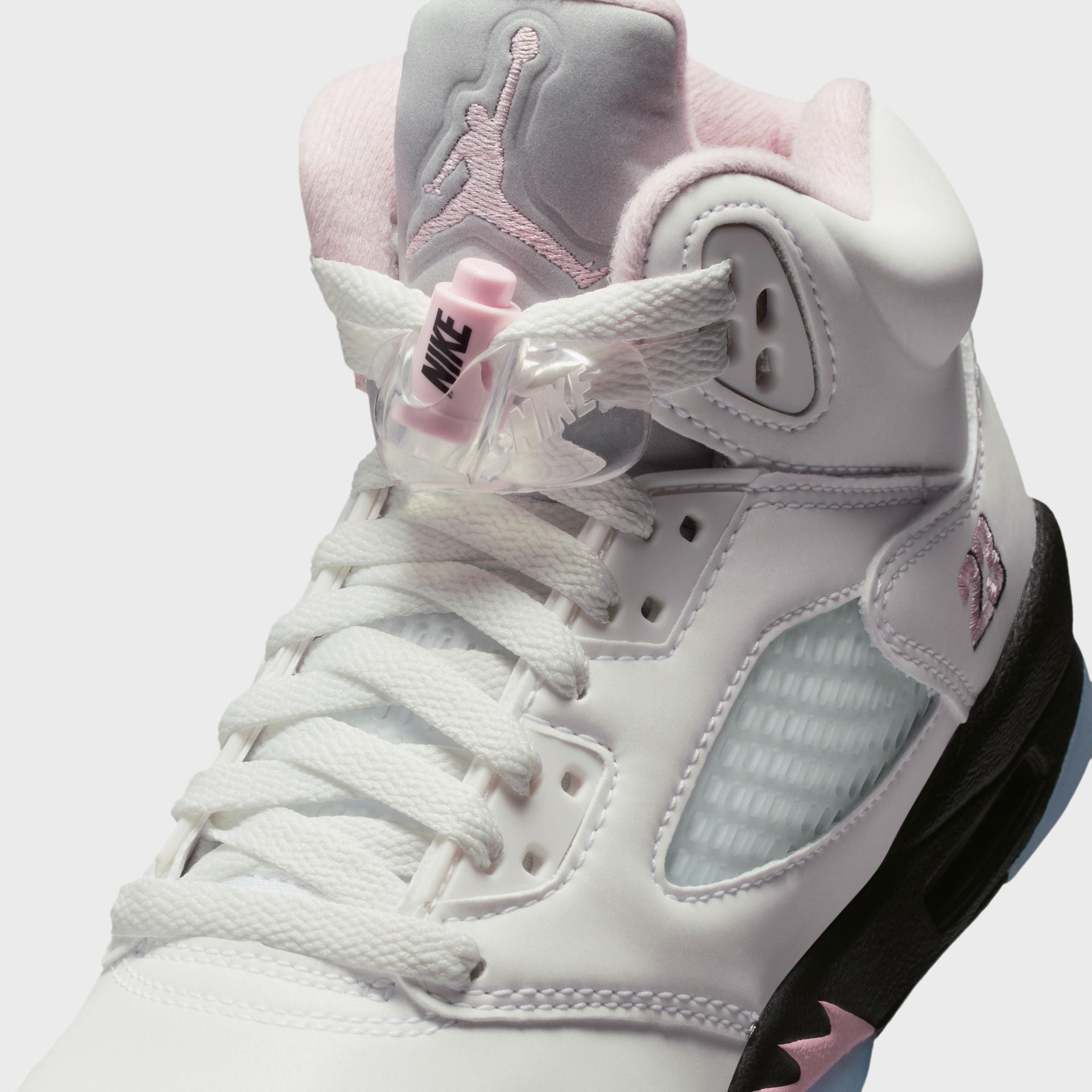 Jordan GS Air Jordan 5 Retro OG - White / Medium Soft Pink / Black