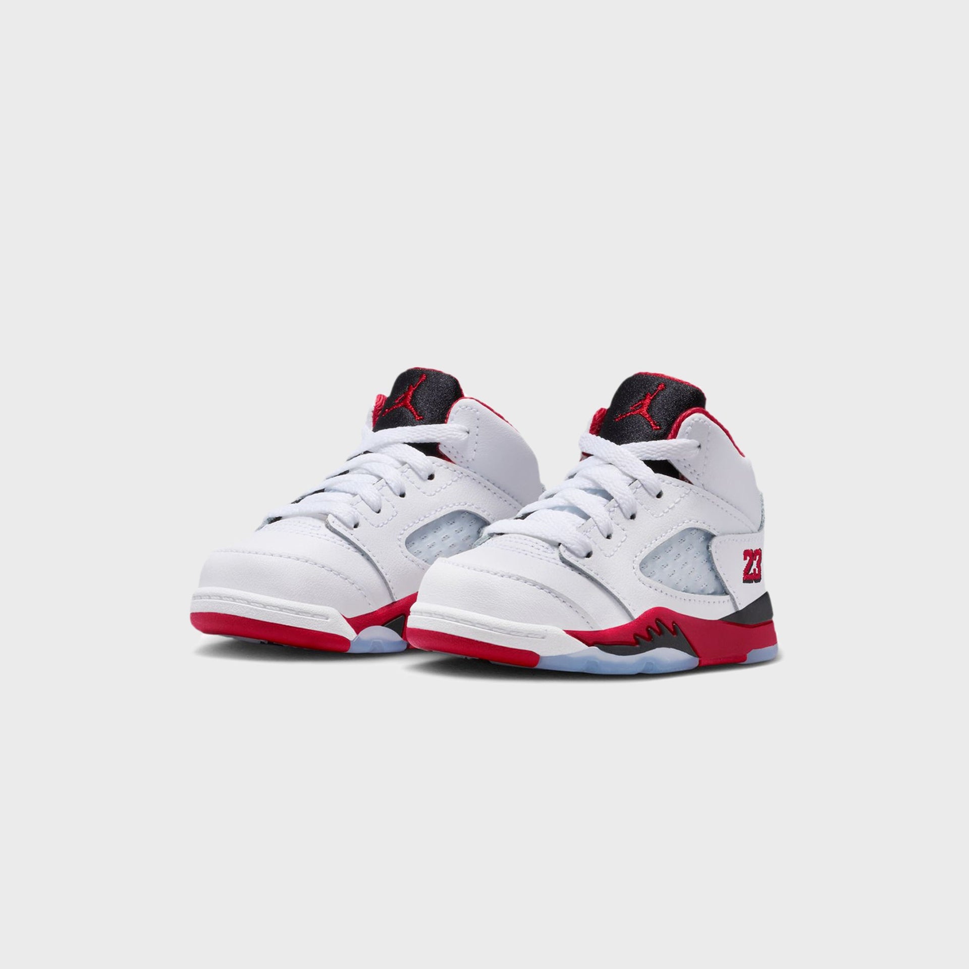 Nike TD Air Jordan 5 Retro OG - White / Fire Red / Black