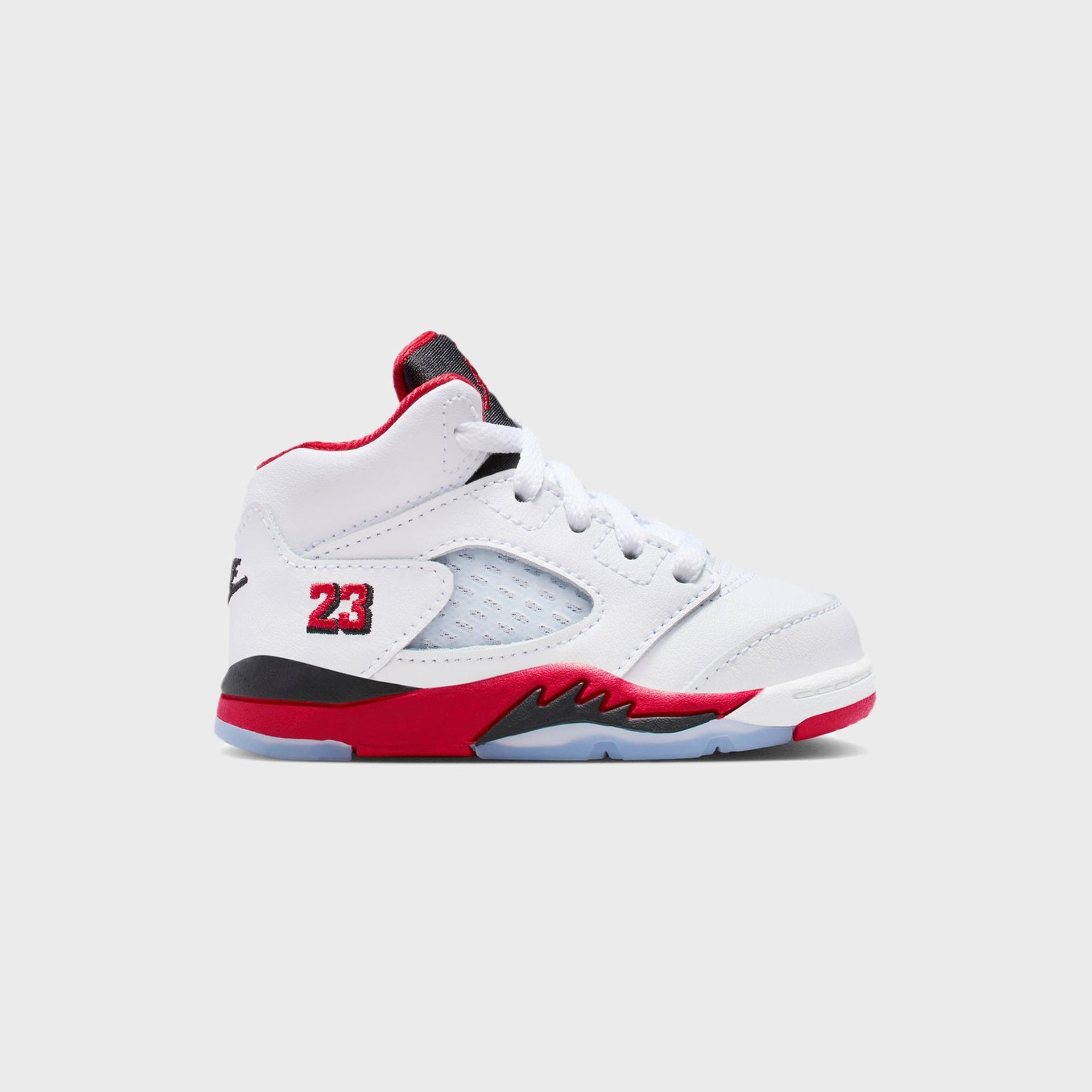Nike TD Air Jordan 5 Retro OG - White / Fire Red / Black