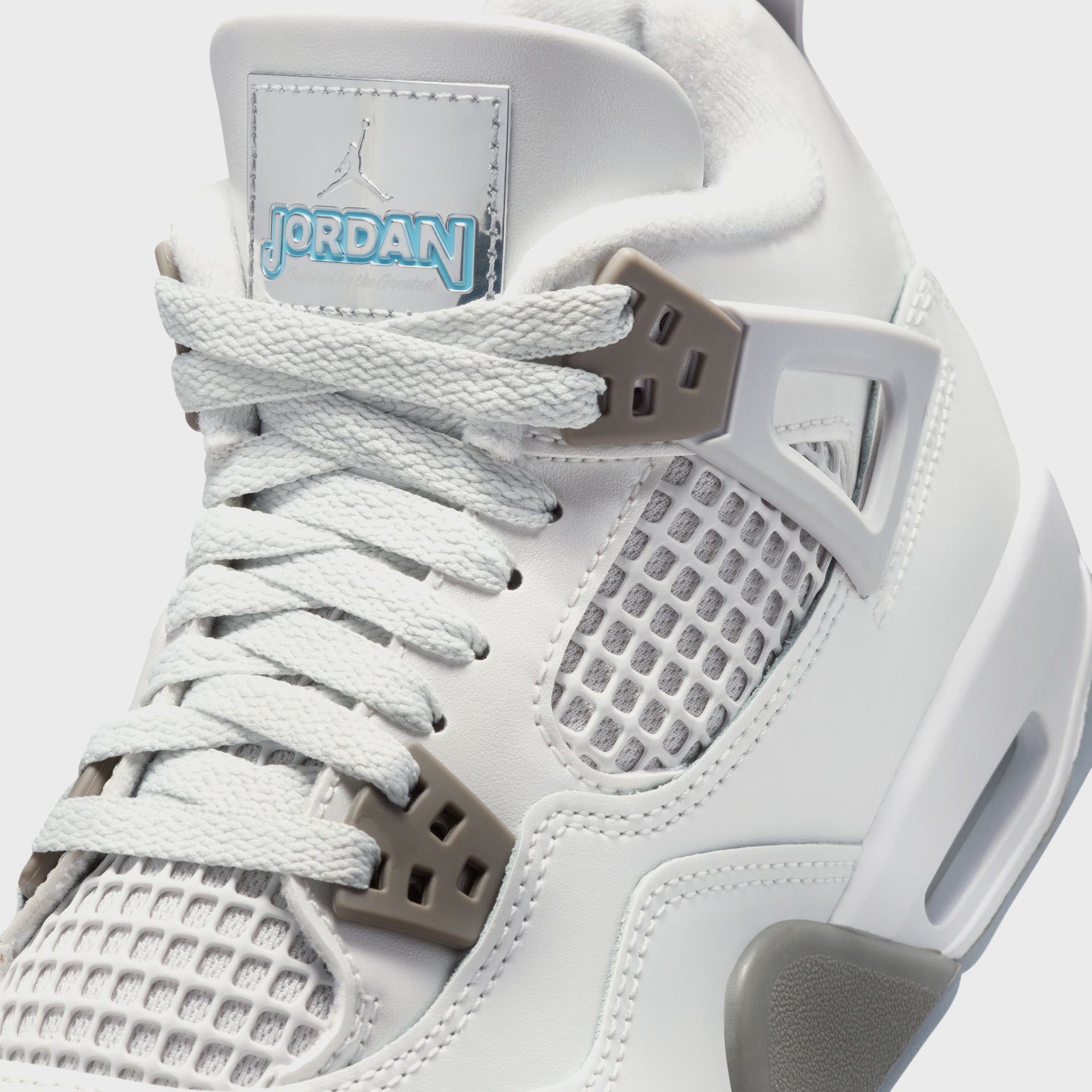 Jordan GS Air Jordan 4 Retro - Photon Dust / Blue Chill