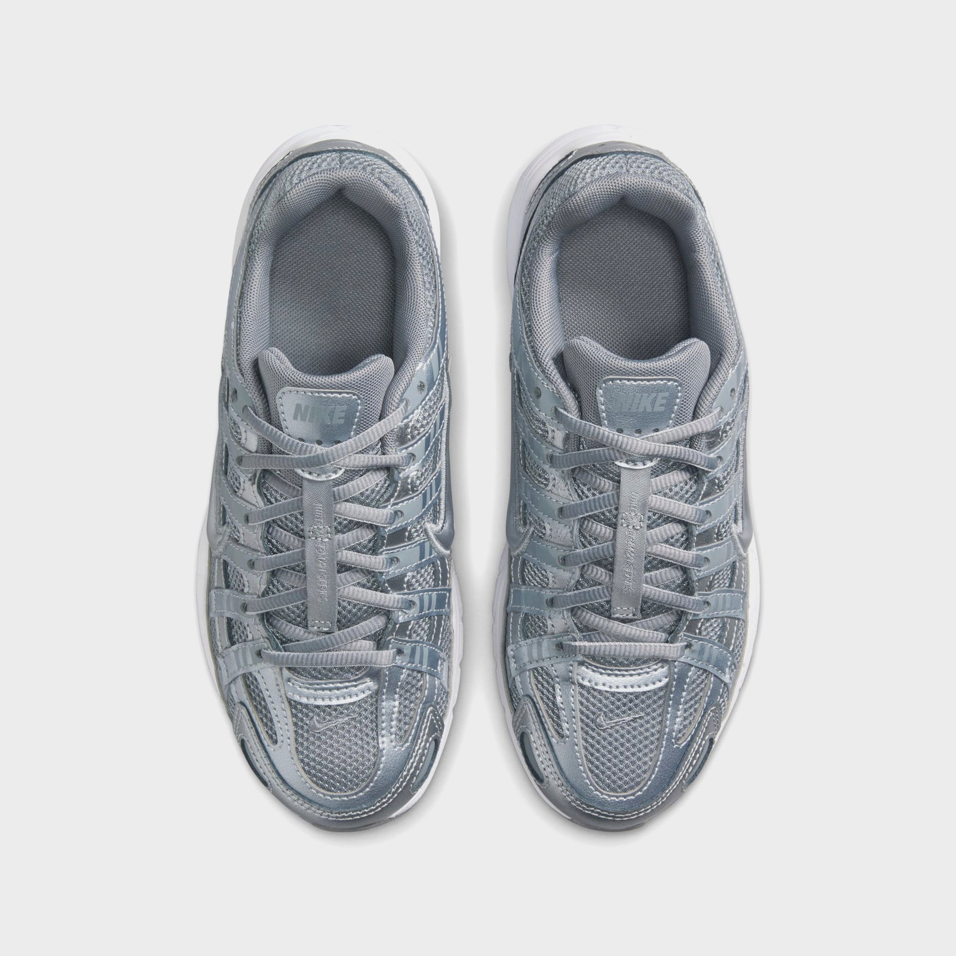 Nike GS P-6000 - Metallic / Cool Grey / White