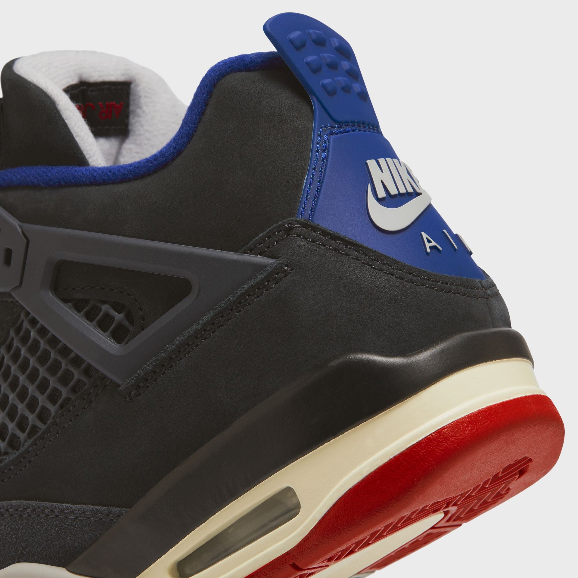 Jordan TD Air Jordan 4 Retro OG Rare Air - Black / Fire Red / Deep Royal Blue /  Dark Smoke Grey / Tech Grey