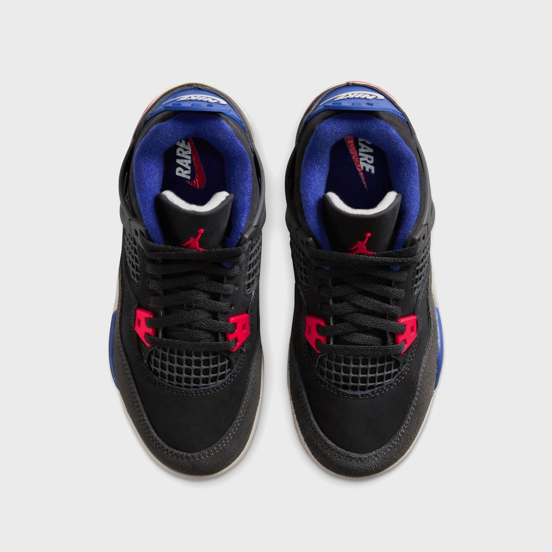 Jordan PS Air Jordan 4 Retro OG Rare Air - Black / Fire Red / Deep Royal Blue /  Dark Smoke Grey / Tech Grey