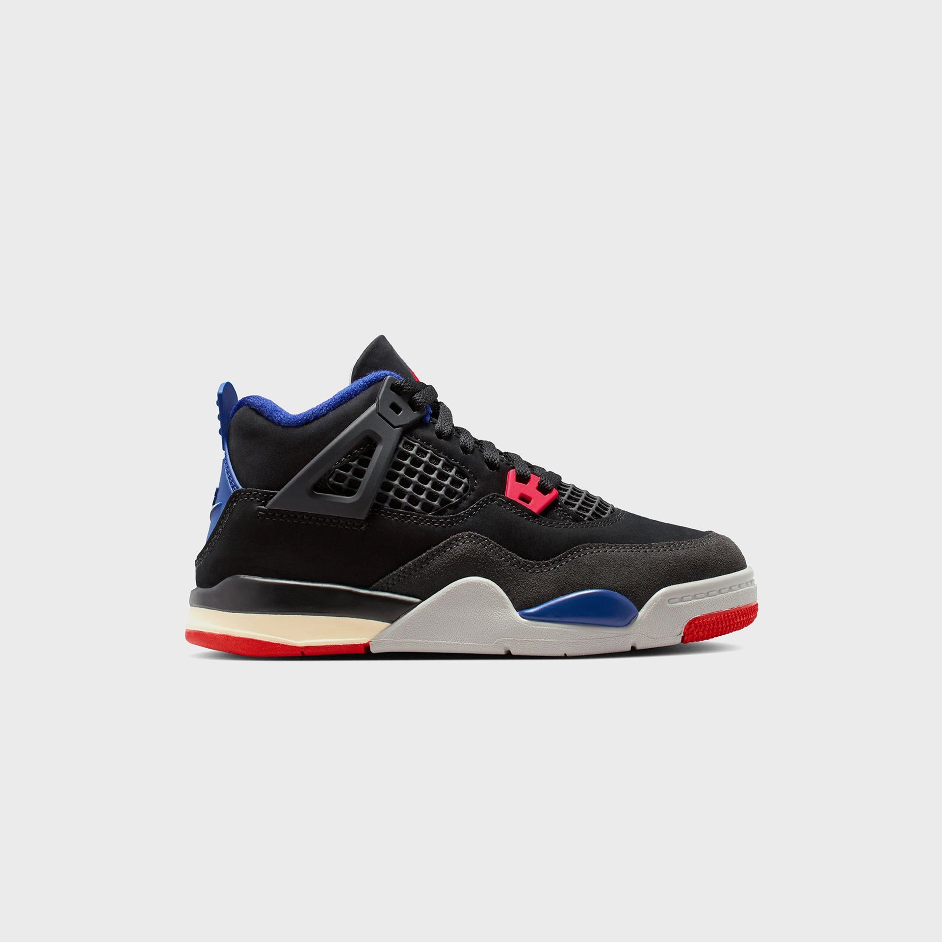 Jordan PS Air Jordan 4 Retro OG Rare Air - Black / Fire Red / Deep Royal Blue /  Dark Smoke Grey / Tech Grey