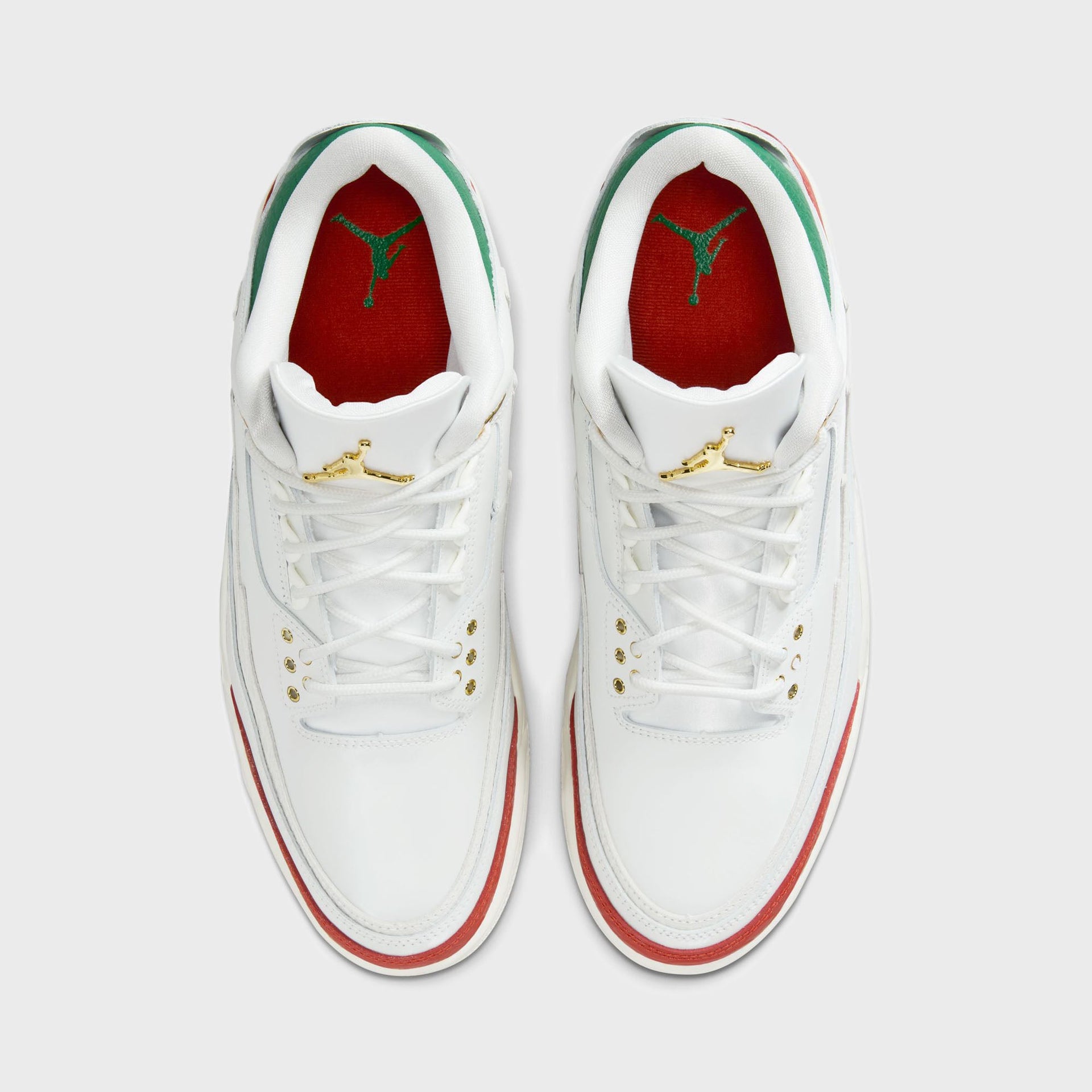 Nike Air Jordan 3 Retro - Summit White / Metallic Gold / Pine Green