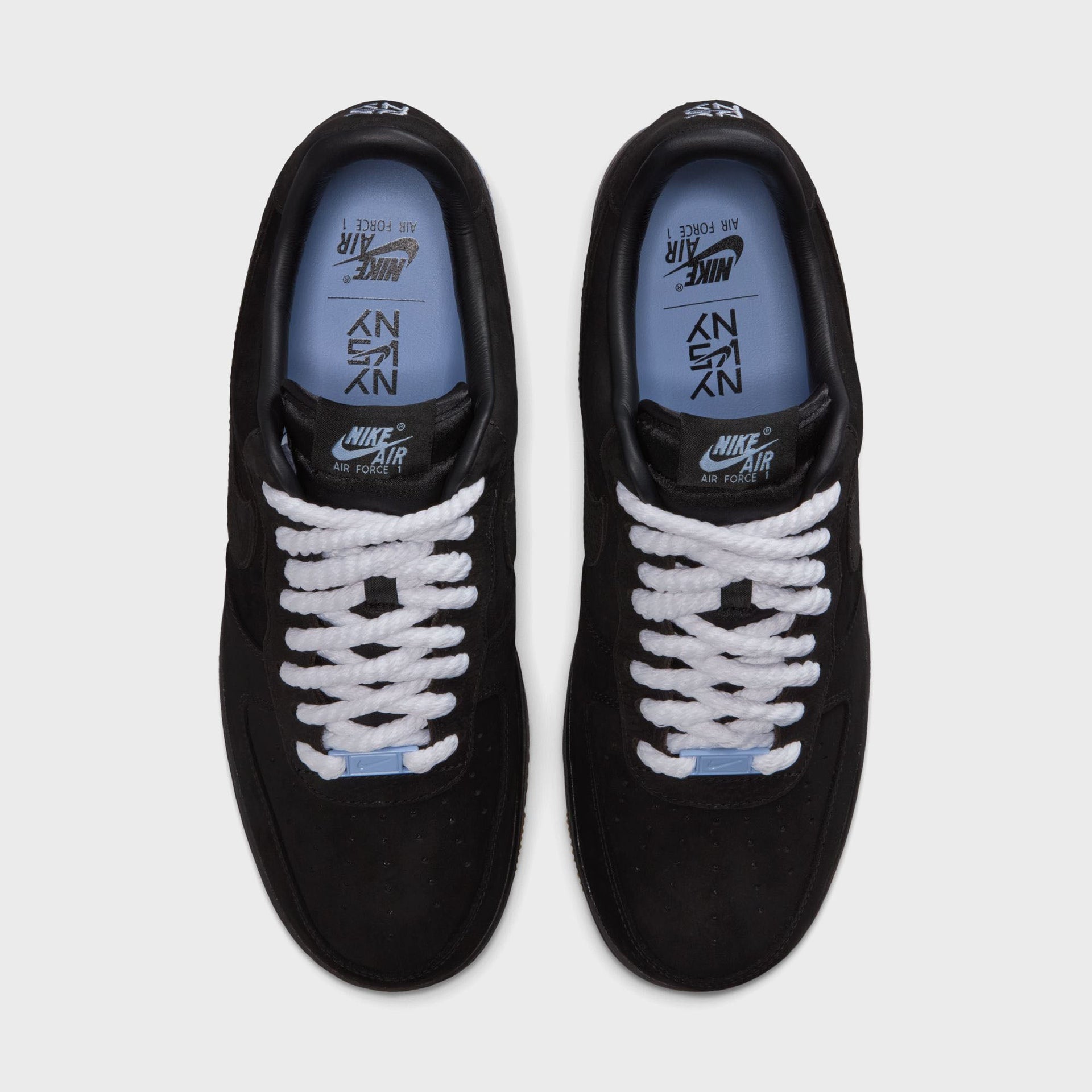 Nike x Ja Morant Air Force 1 '07 - Sundial / Cobalt Bliss / Black