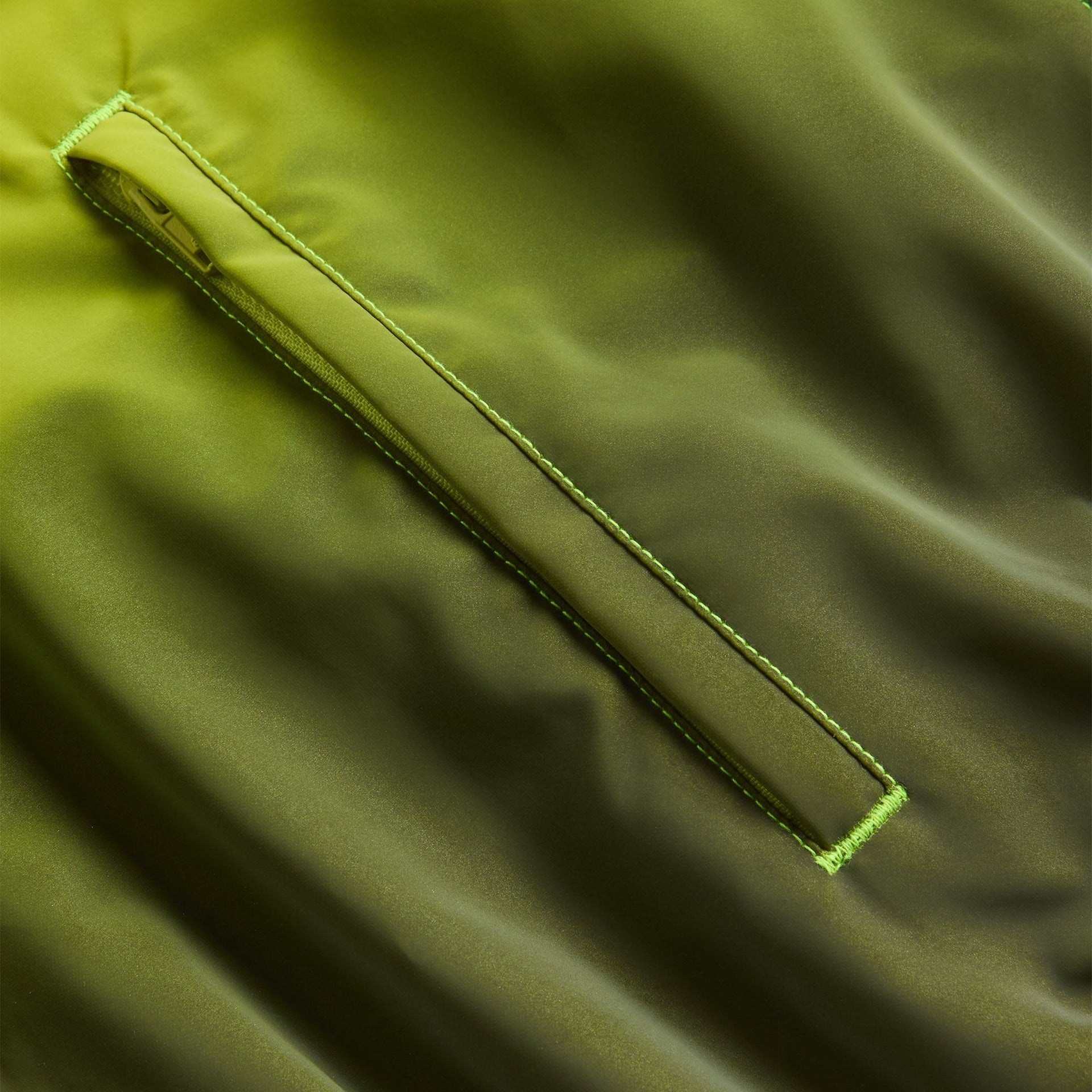 Alexander Wang Reflective Shrunken Track Jacket - Yellow