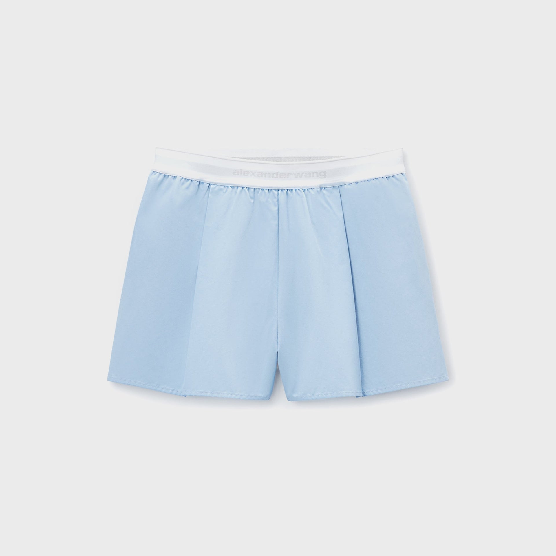 Alexander Wang Short with Logo Elastic - Oxford Blue