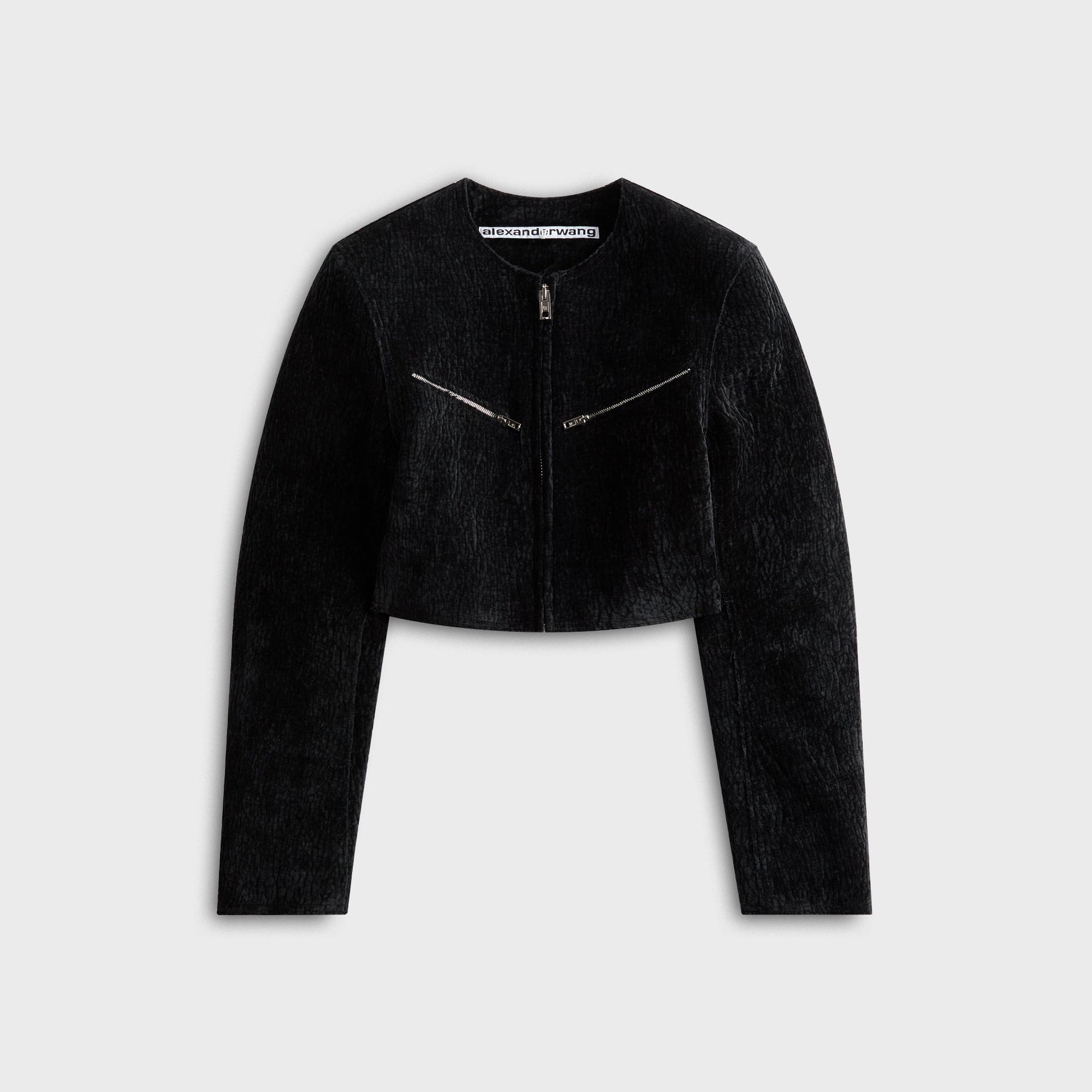 Alexander Wang Cropped Boxy Jacket - Black