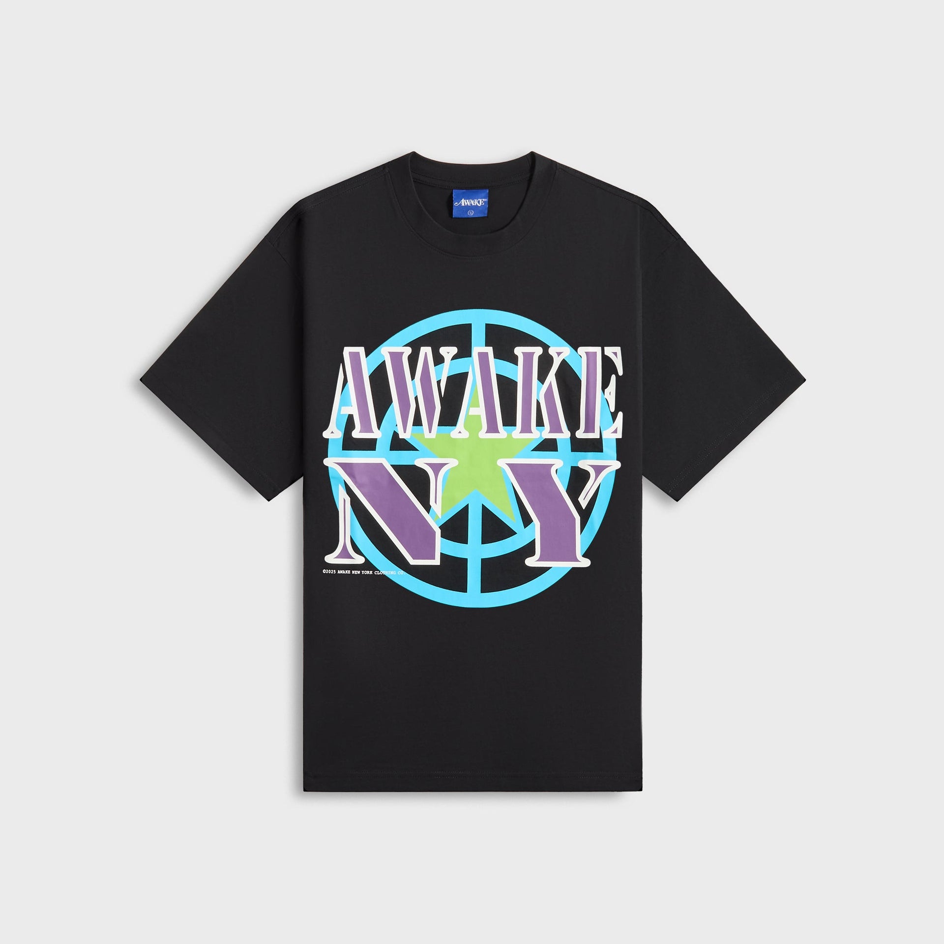 Awake NY Crosshair Tee in Black