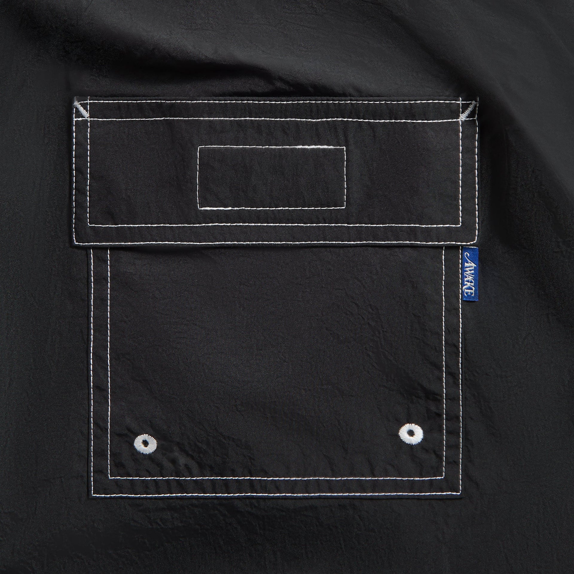 Awake NY Classic Logo Swim Trunk in Black