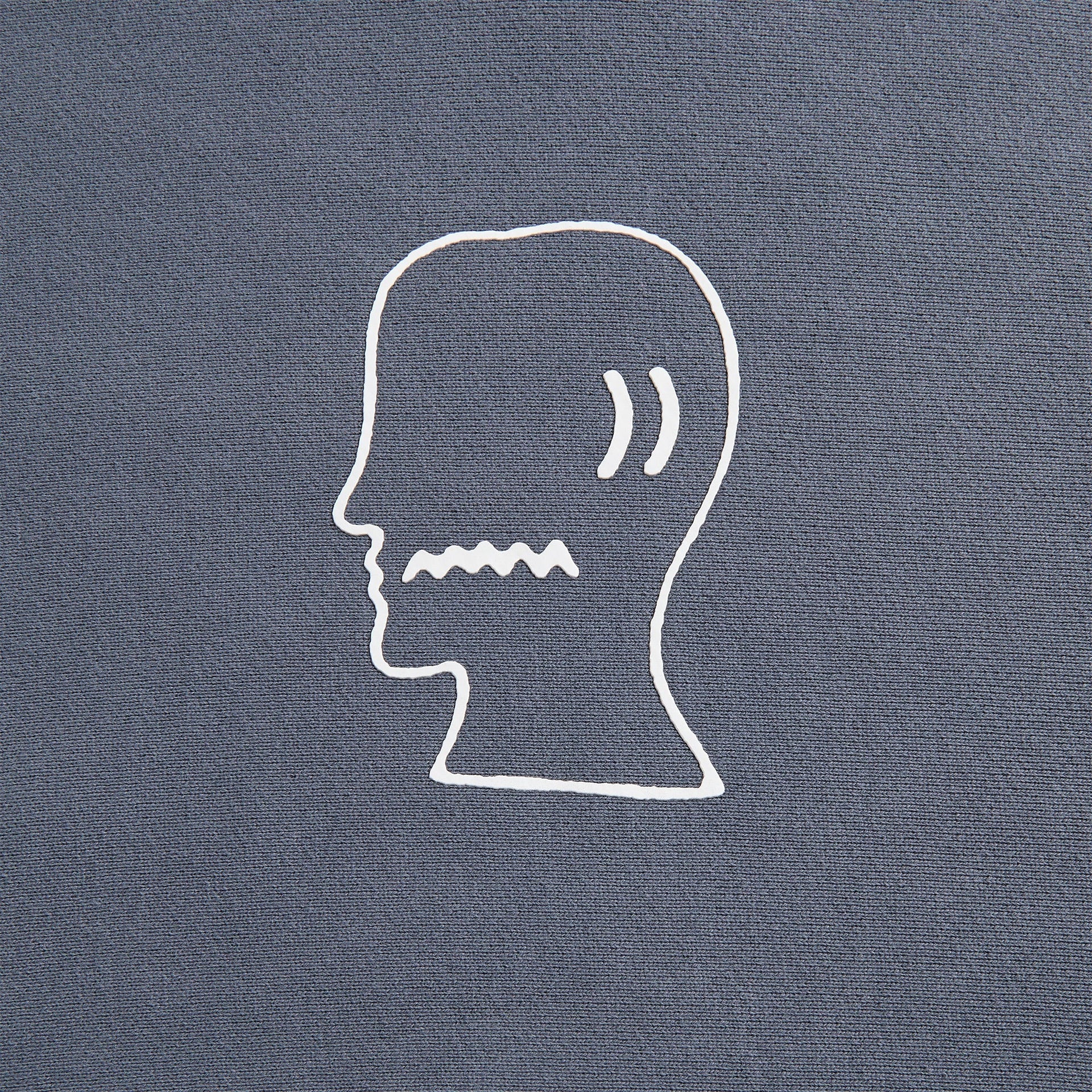 Brain Dead Logo Head Hoodie - Slate