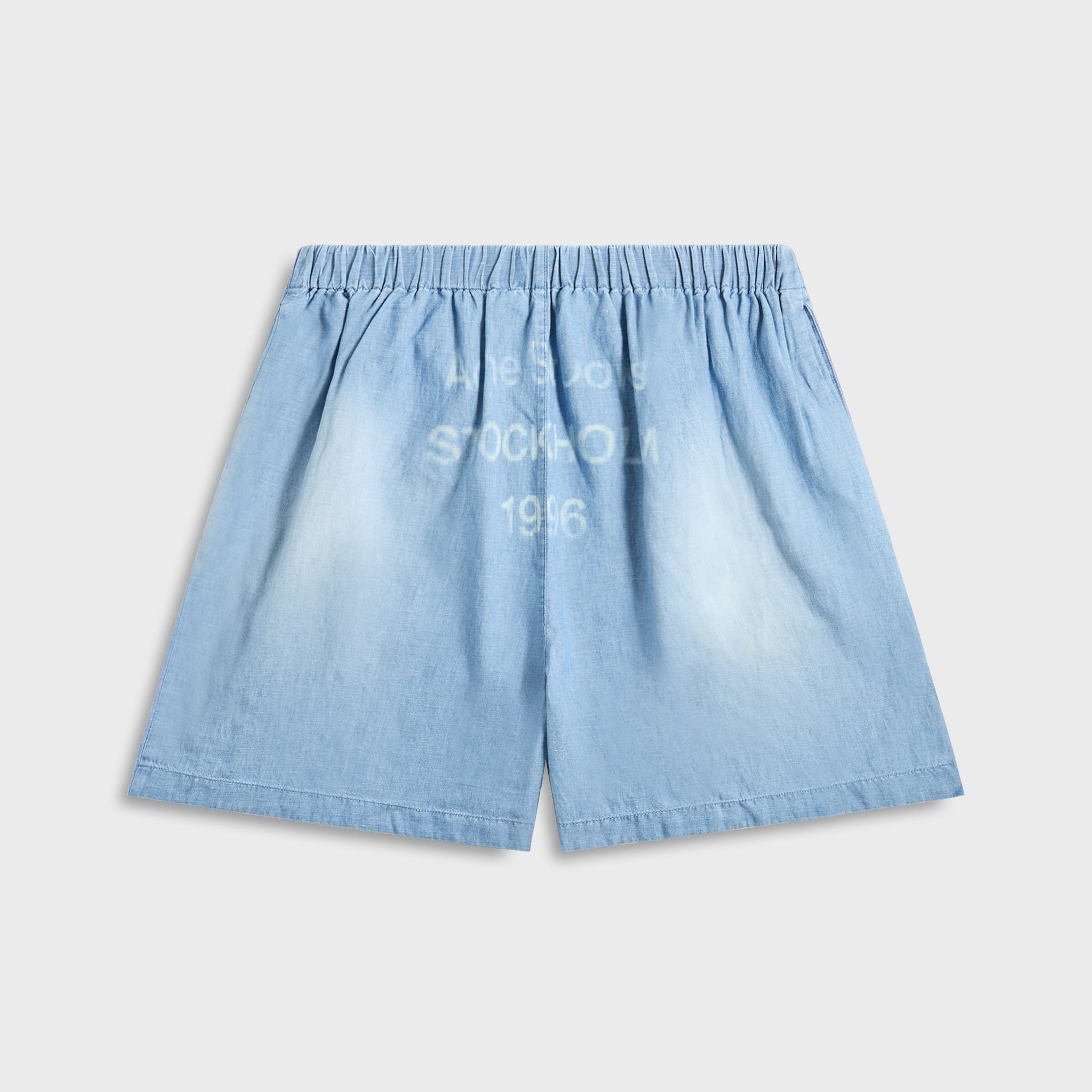 Acne Studios Woven Shorts in Mid Blue