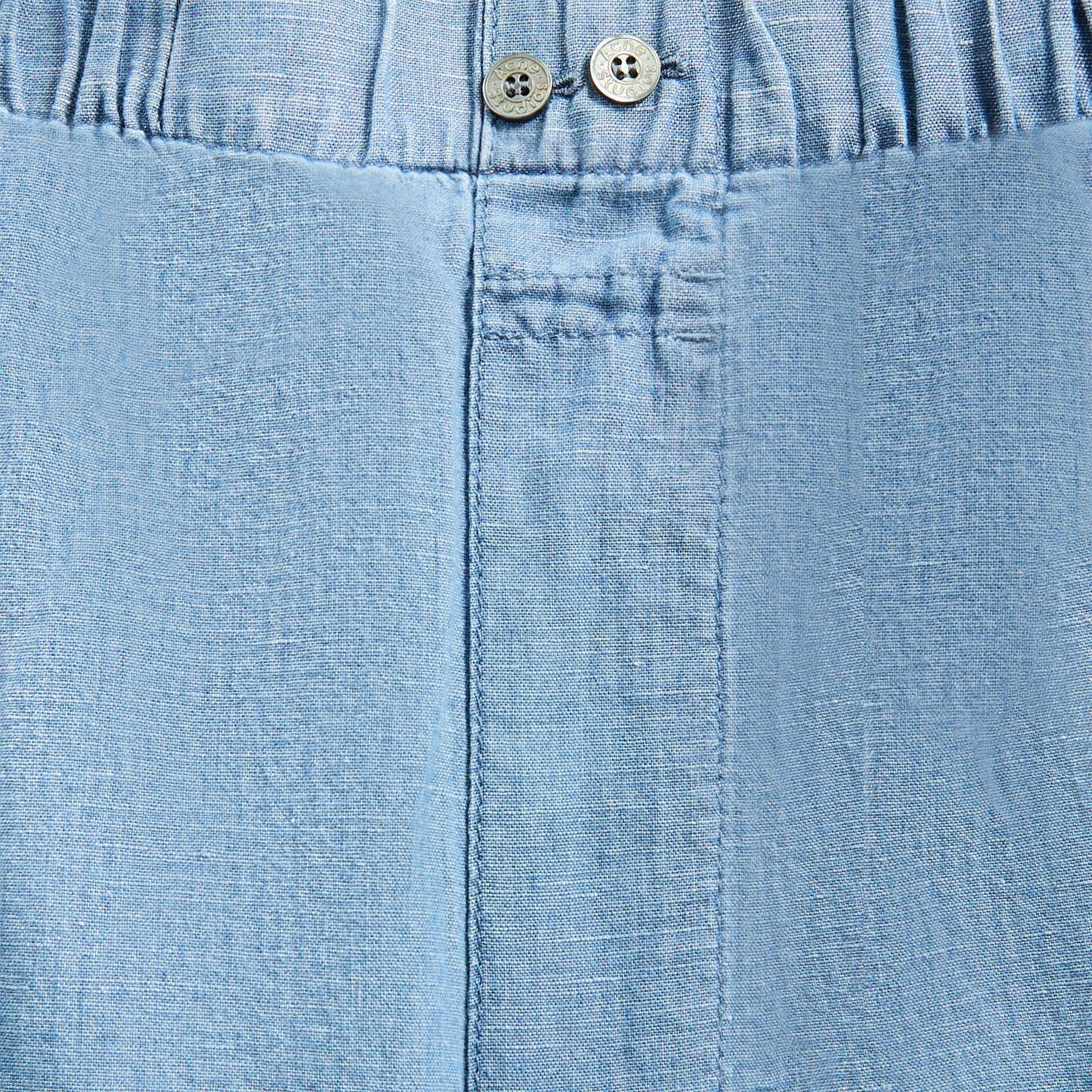 Acne Studios Woven Shorts in Mid Blue
