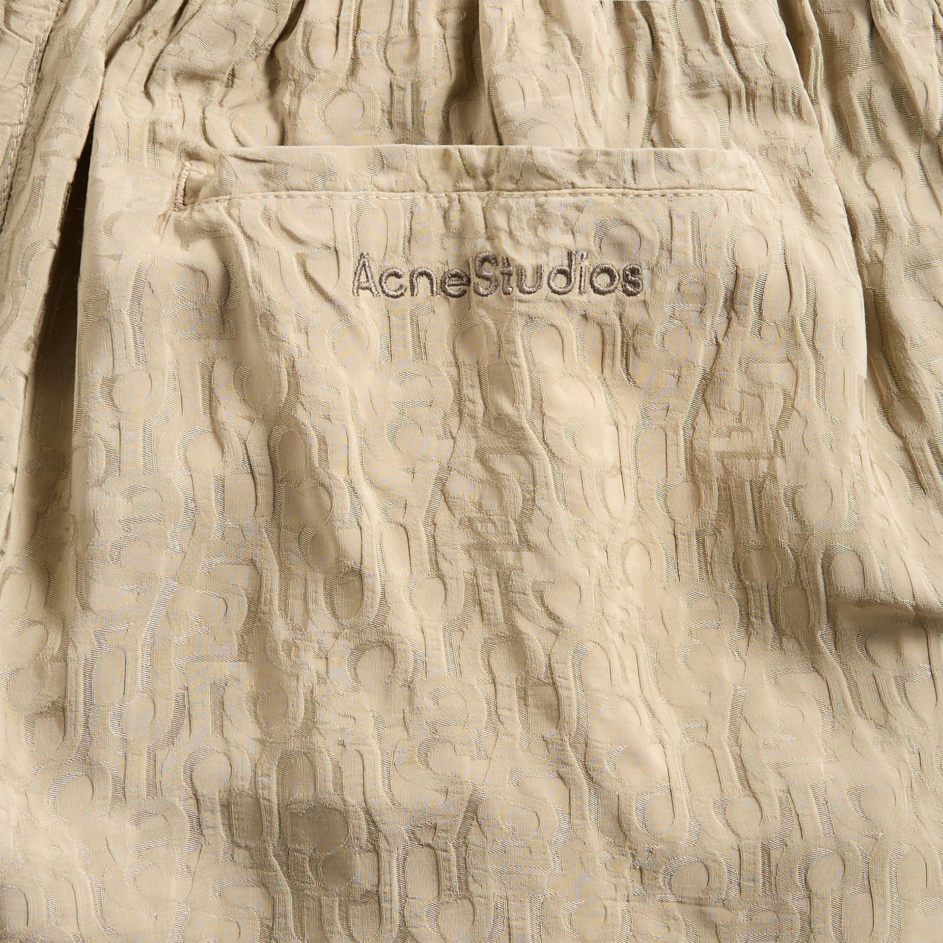 Acne Studios Woven Shorts in Warm Grey