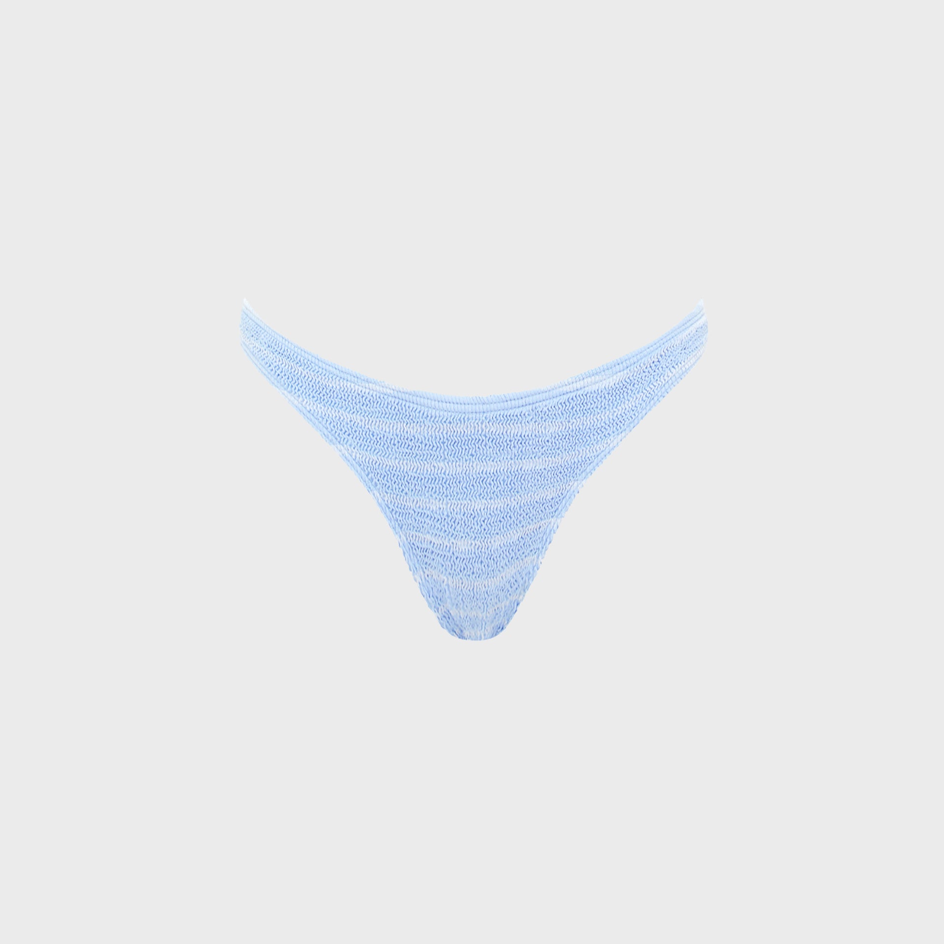 Bond Eye Sign Brief Bikini Bottom - Powder Blue Stripe