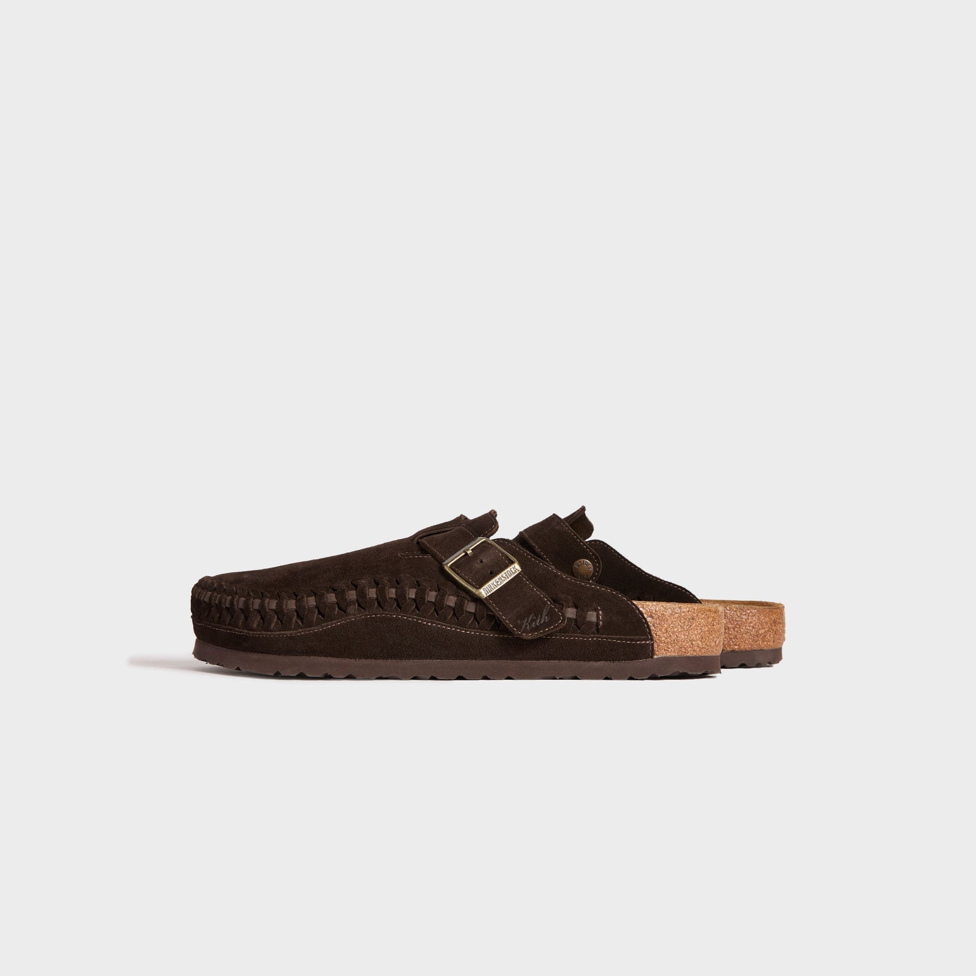 Kith for Birkenstock WMNS Suede Boston Braided - Mocca
