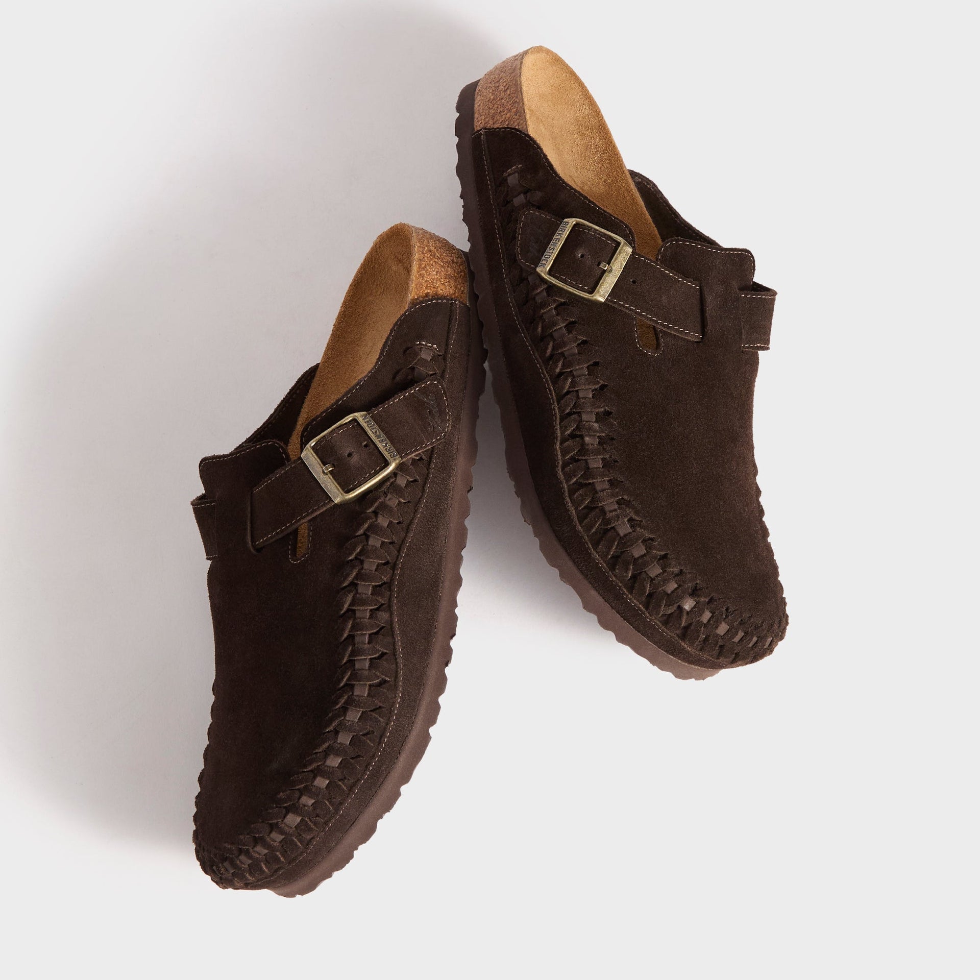 Kith for Birkenstock WMNS Suede Boston Braided - Mocca