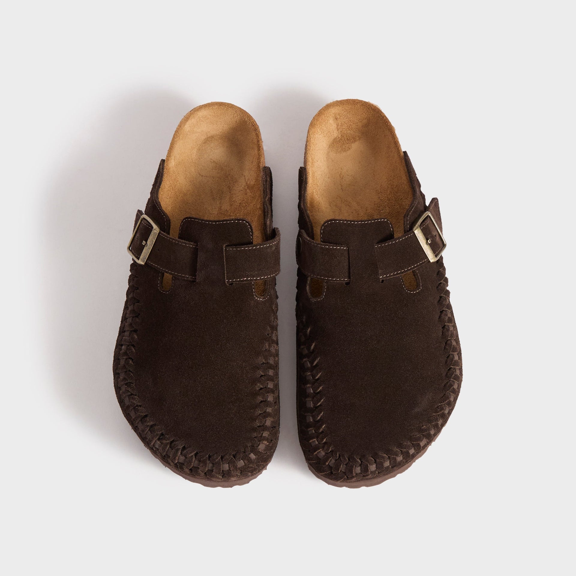 Kith for Birkenstock WMNS Suede Boston Braided - Mocca
