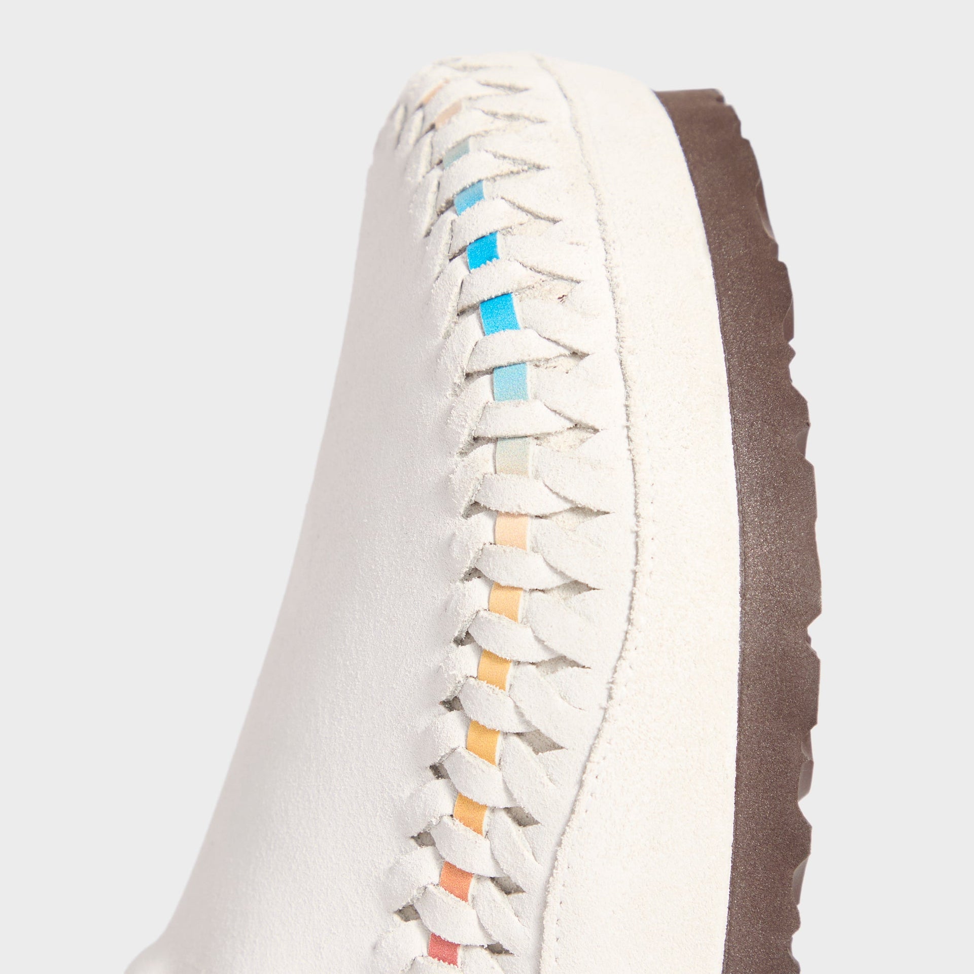 Kith for Birkenstock WMNS Suede Boston Braided - Antique White / Tie Dye