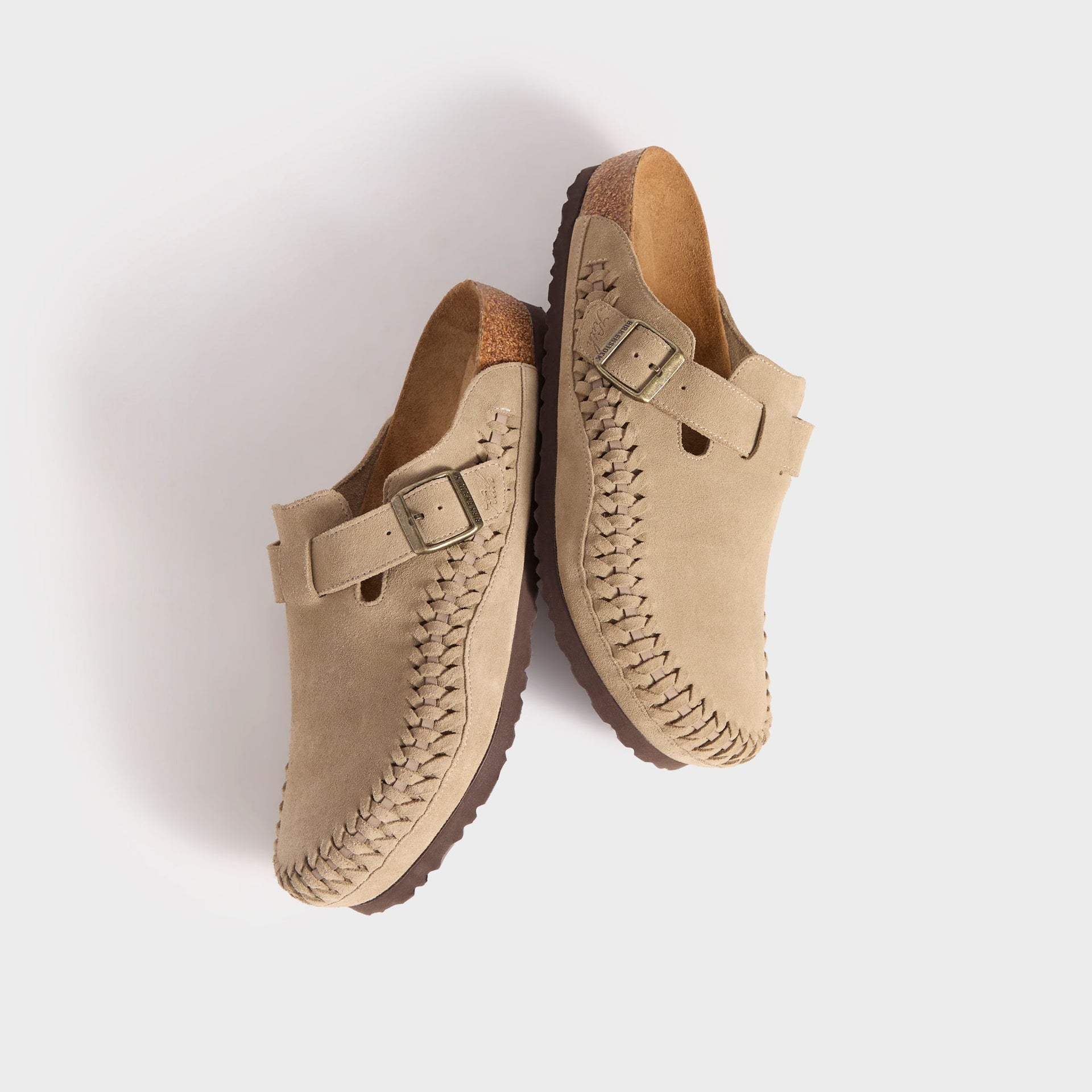 Kith for Birkenstock WMNS Suede Boston Braided - Taupe