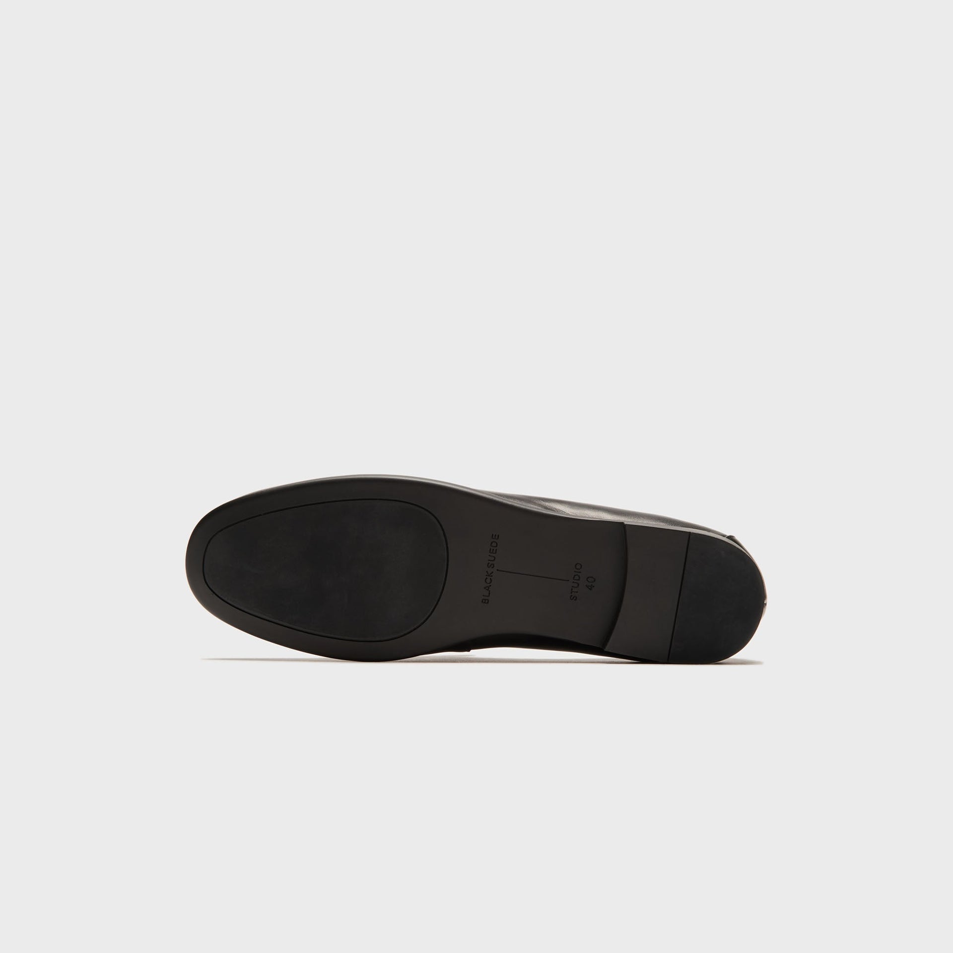 Black Suede Studio Allie Loafer - Black