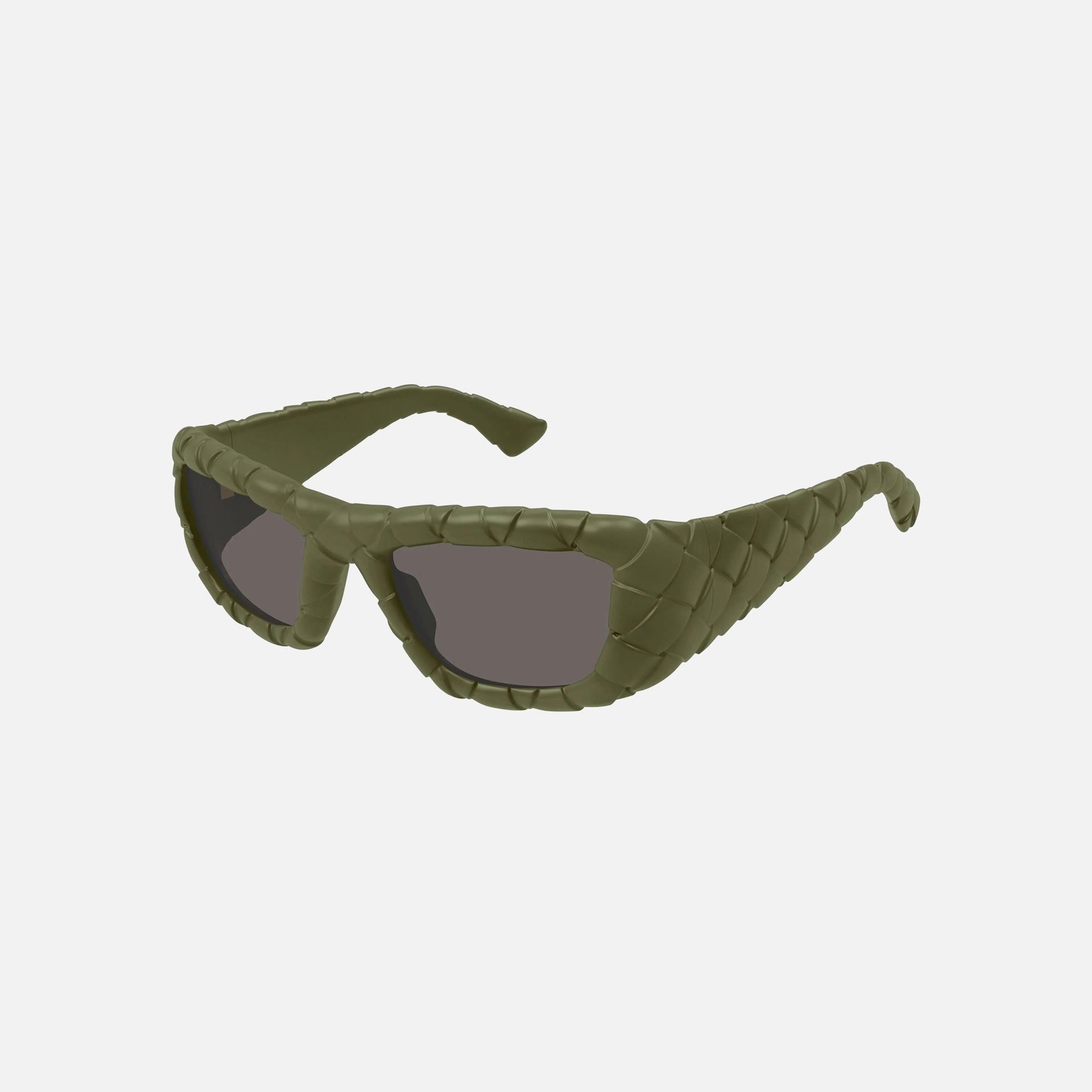 Bottega Veneta Woven 56 Frames - Olive