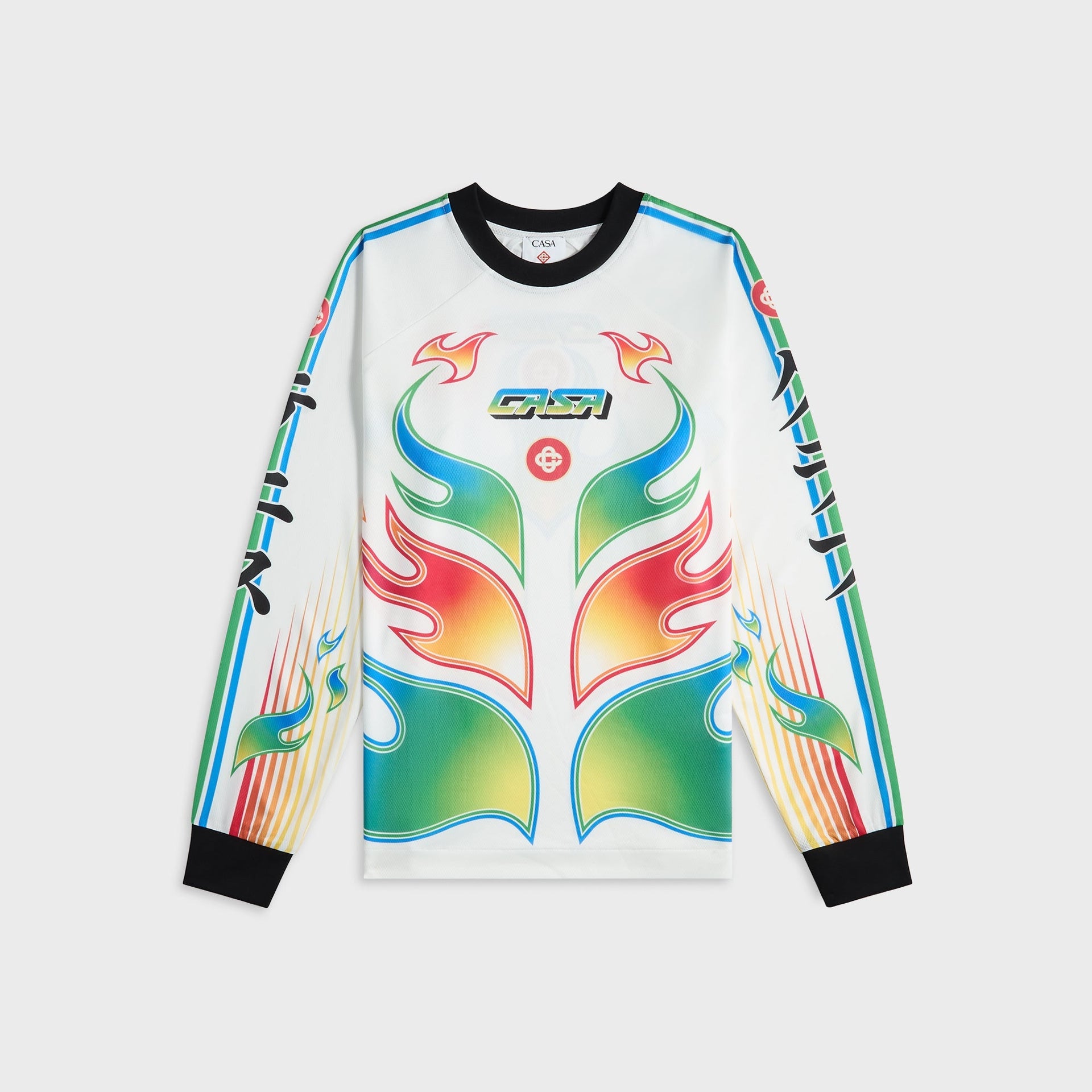 Casablanca Long Sleeve Football Tee - Multi