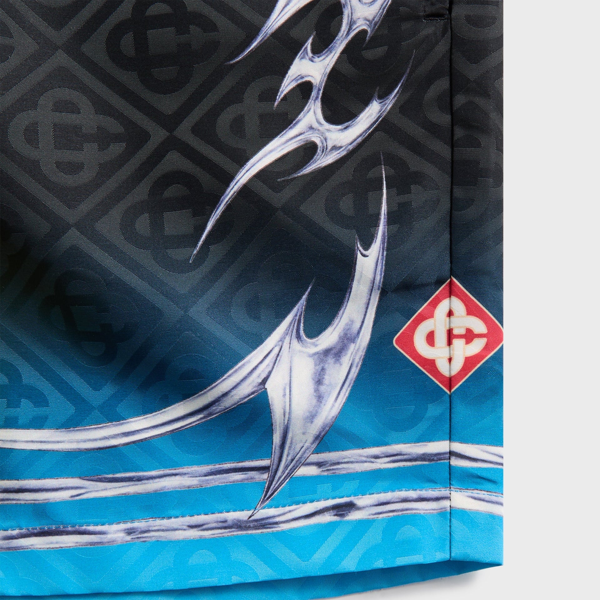 Casablanca Printed Swim Shorts - Black