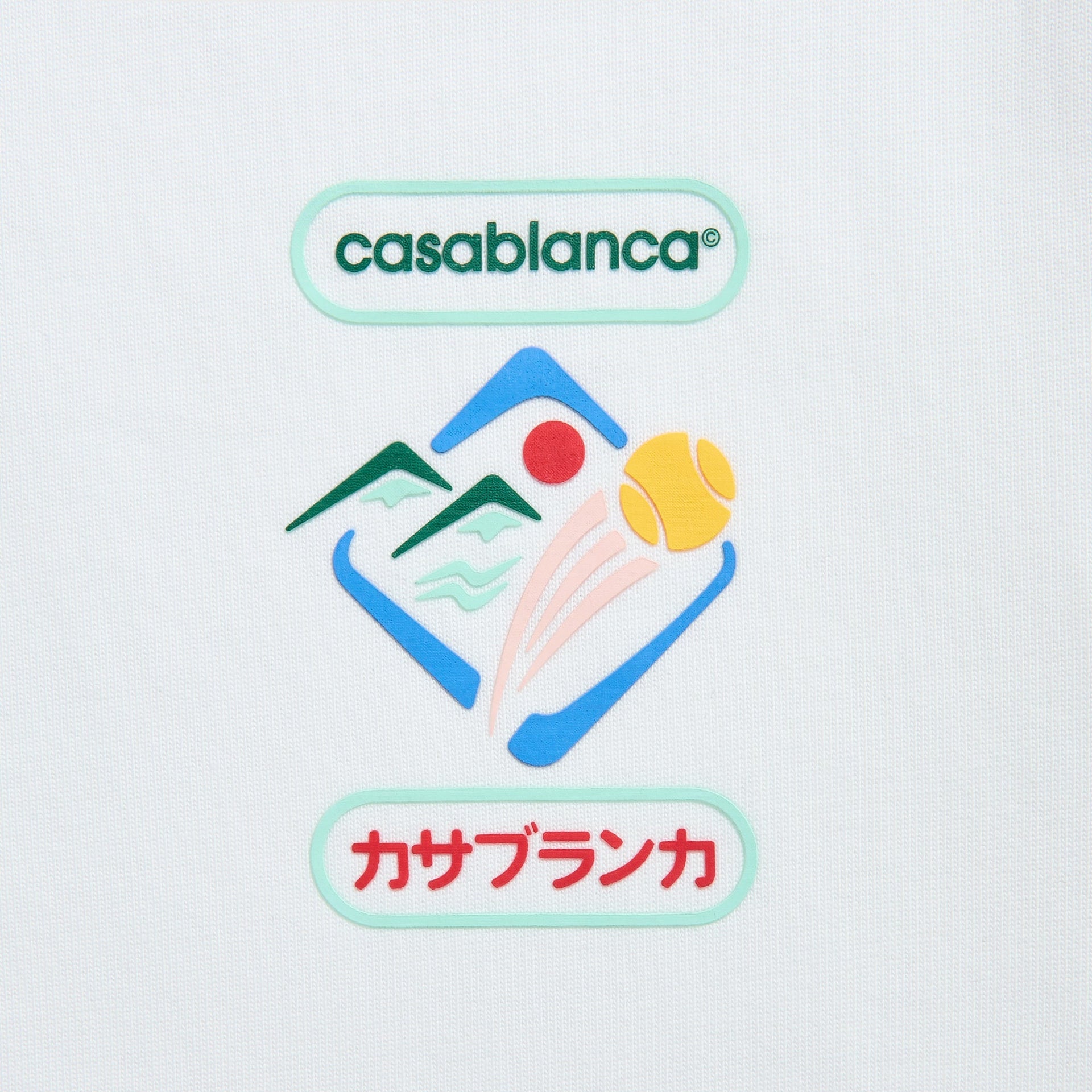 Casablanca Montagne Sportif Oversized Tee in White