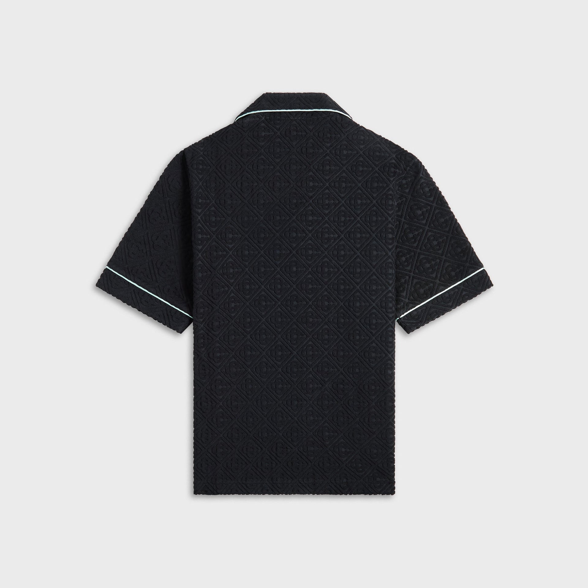 Casablanca Towelling Monogram Shirt in Black
