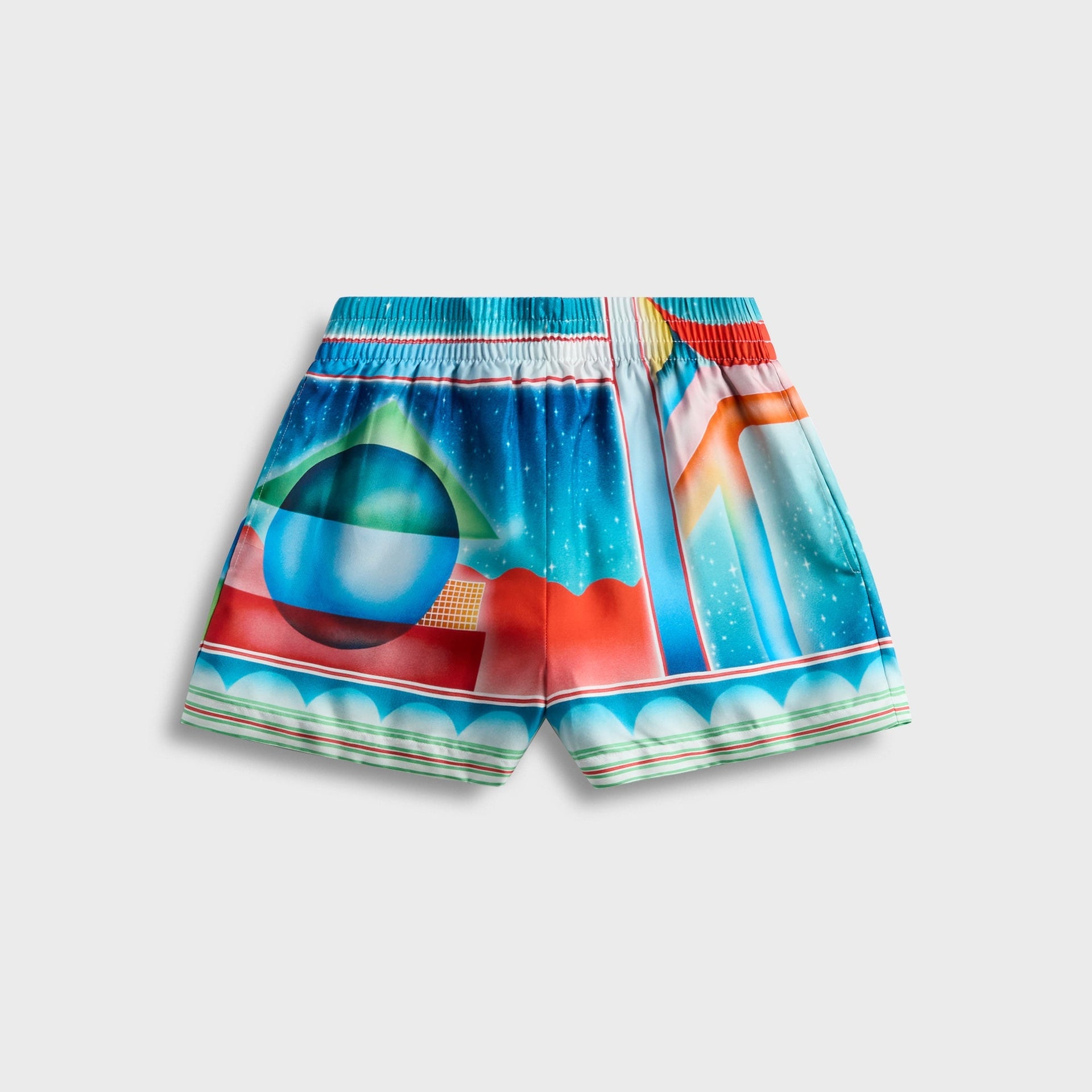 Casablanca Silk Shorts in Galaxy Court