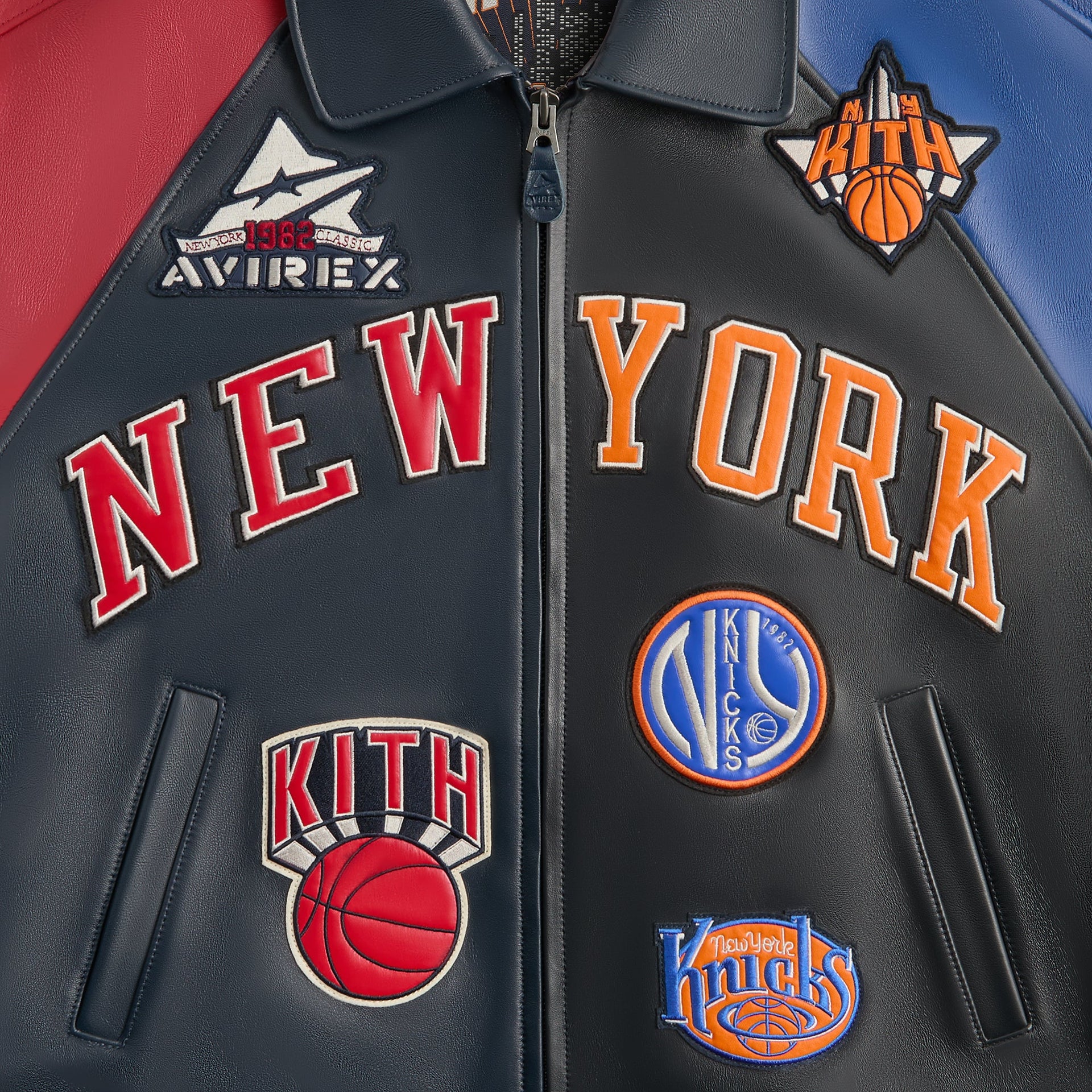 Kith & AVIREX for the New York Knicks Madison Square Garden Icon Jacket - Multi