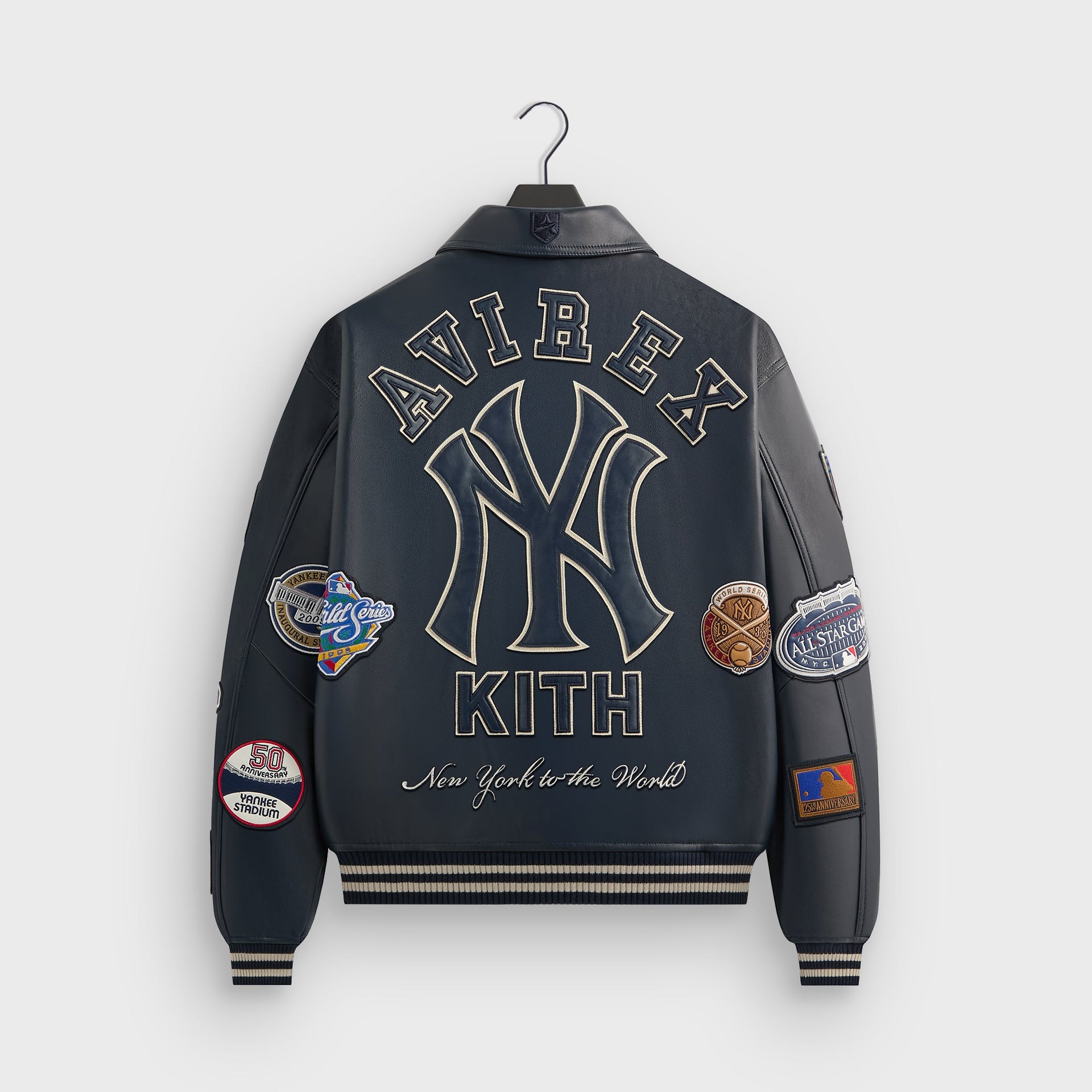 Kith & AVIREX for the New York Yankees Leather Jacket - Nocturnal