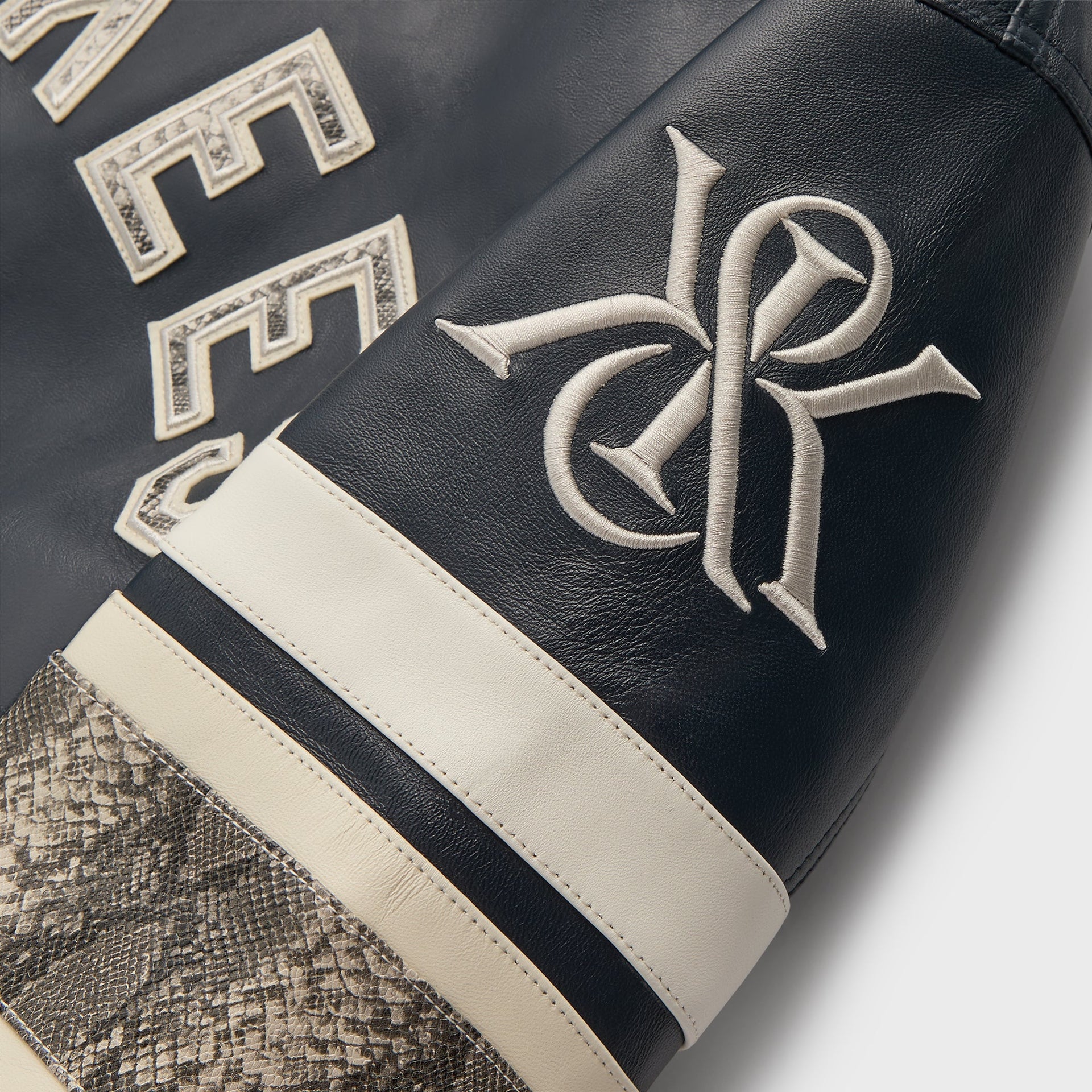 Kith & AVIREX for the New York Yankees Leather Jacket - Nocturnal / Snake