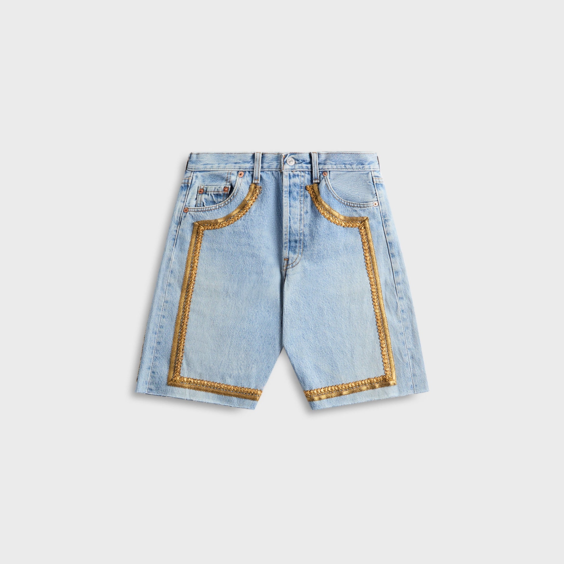 Conner Ives Vintage Denim Short - Blue