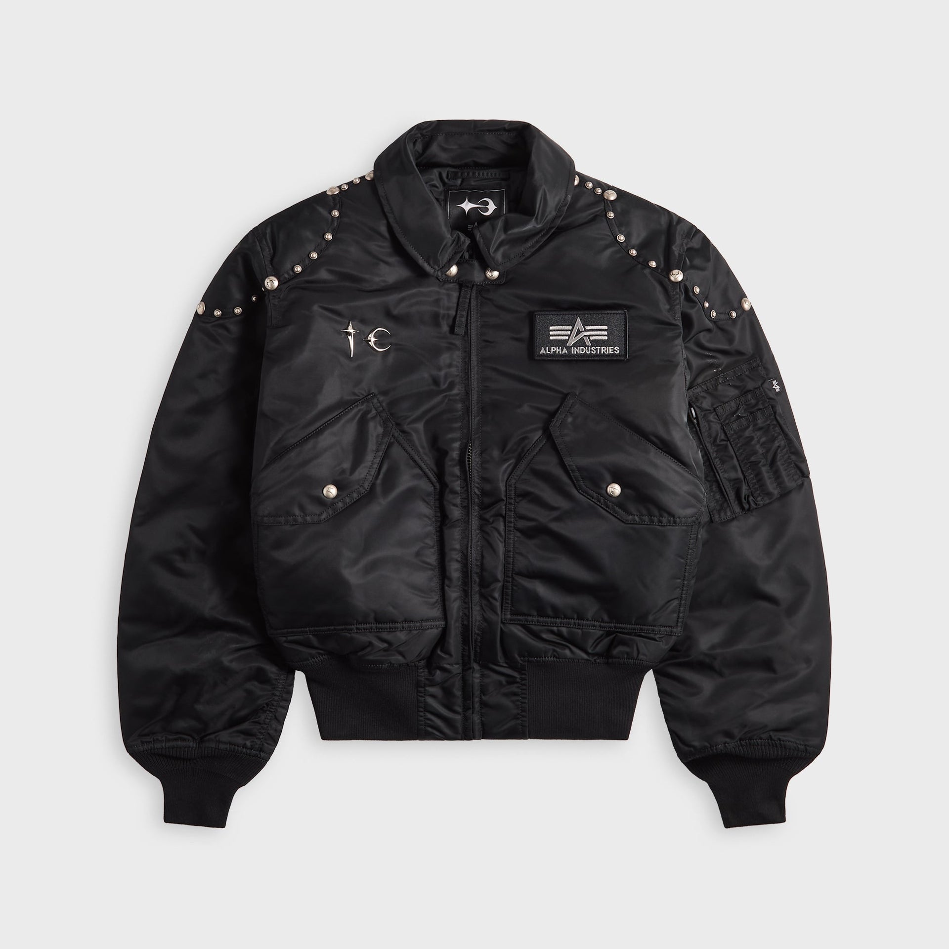 Alpha Industries Thug Club X Alpha Cwu 45P Rivet Version Jacket - Black