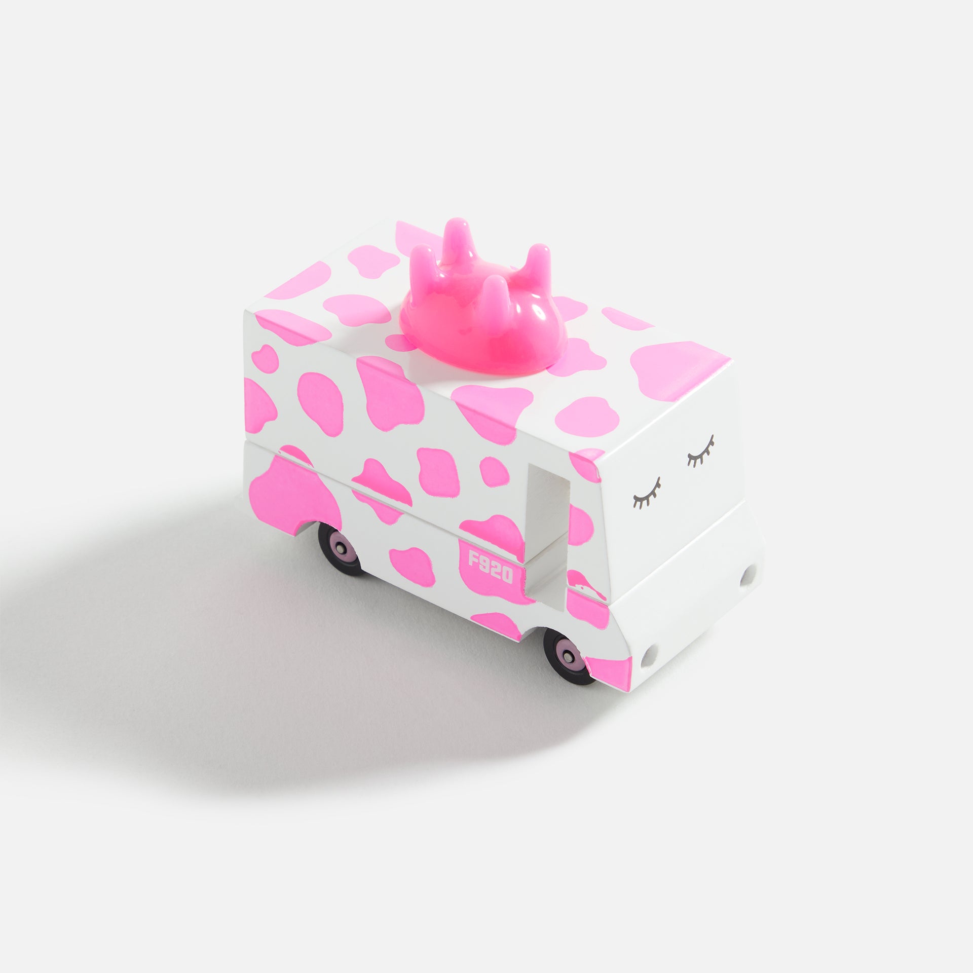 Candylab Strawberry Moo Van - Pink / White