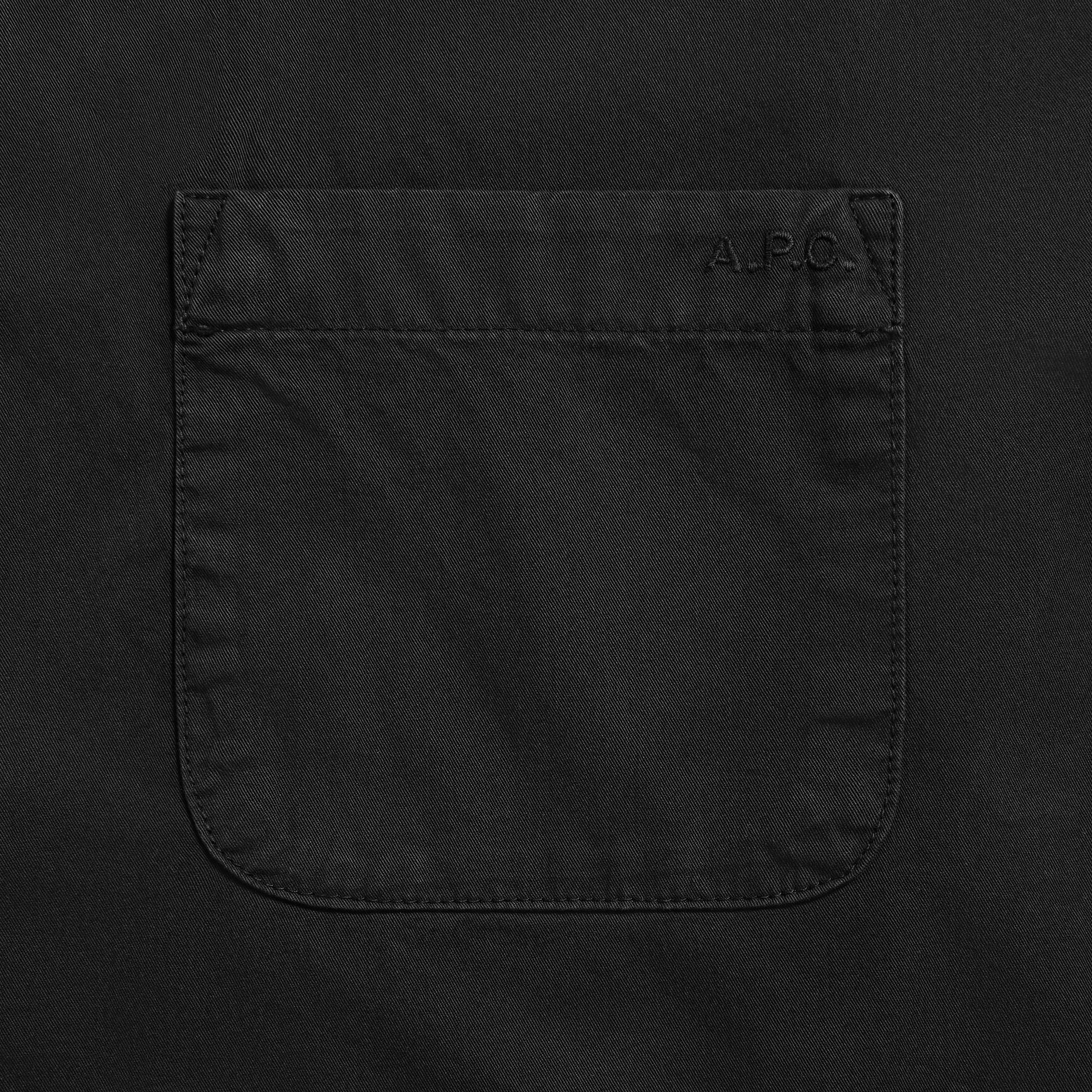 A.P.C. Chemise Malo Logo False - Black
