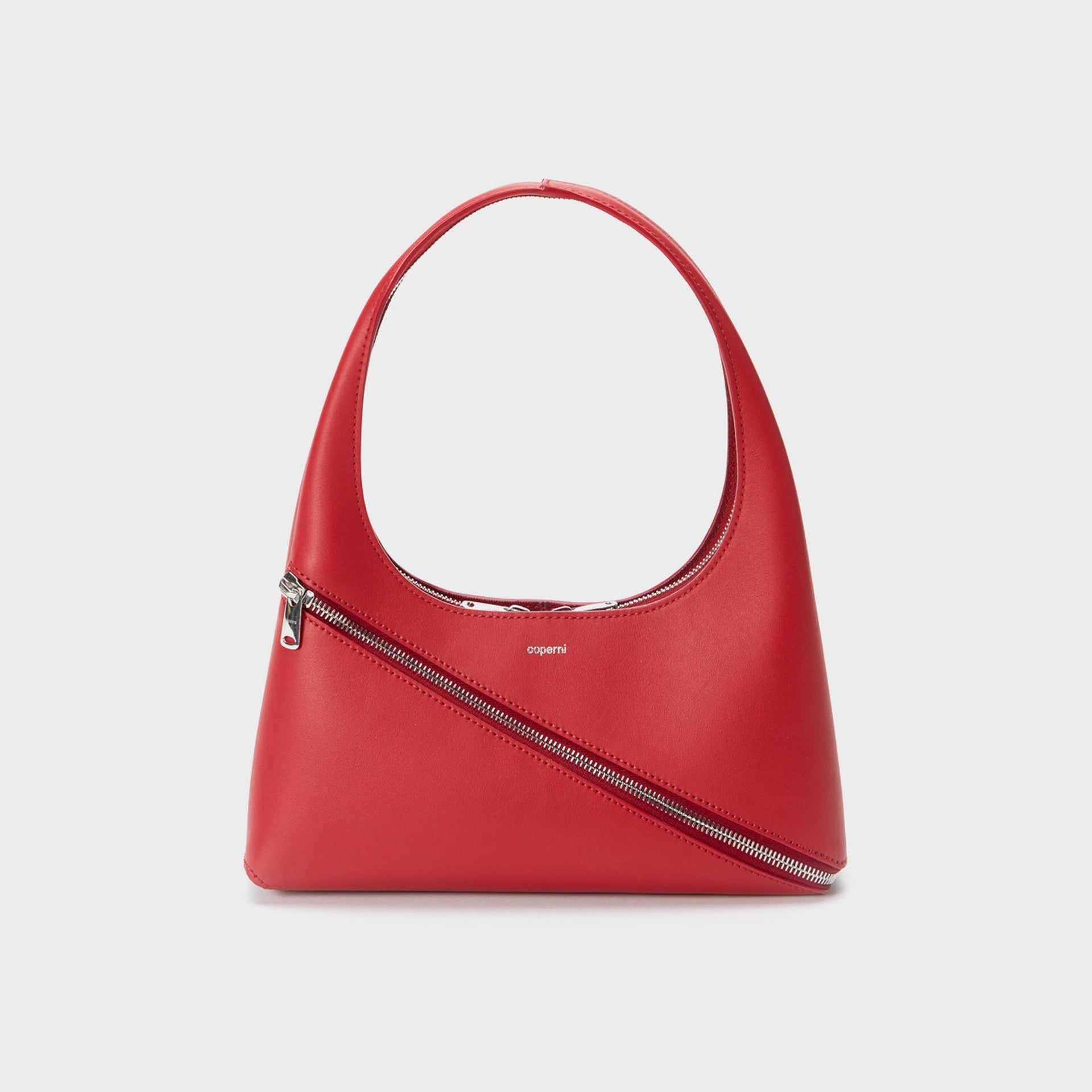 Coperni Zip Baguette Bag in Red