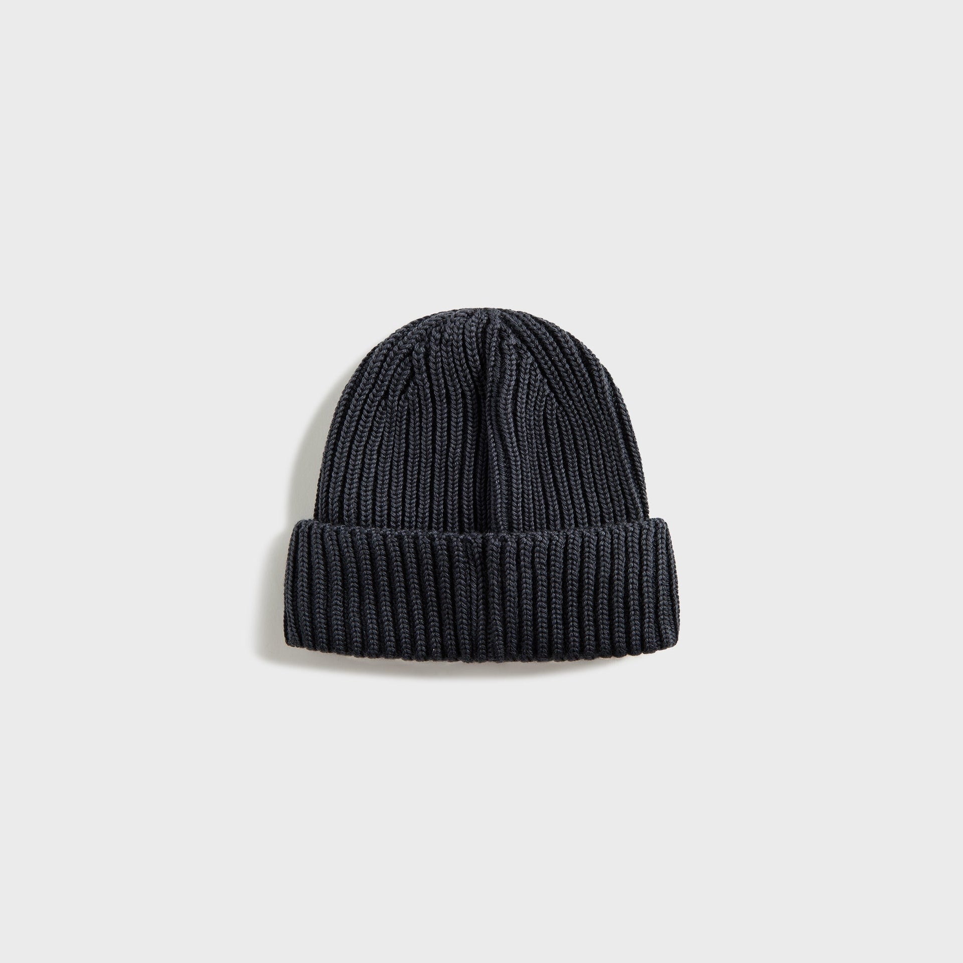 C.P. Company Accessories Knit Cap in Extrafine Merino Wool in Ebony